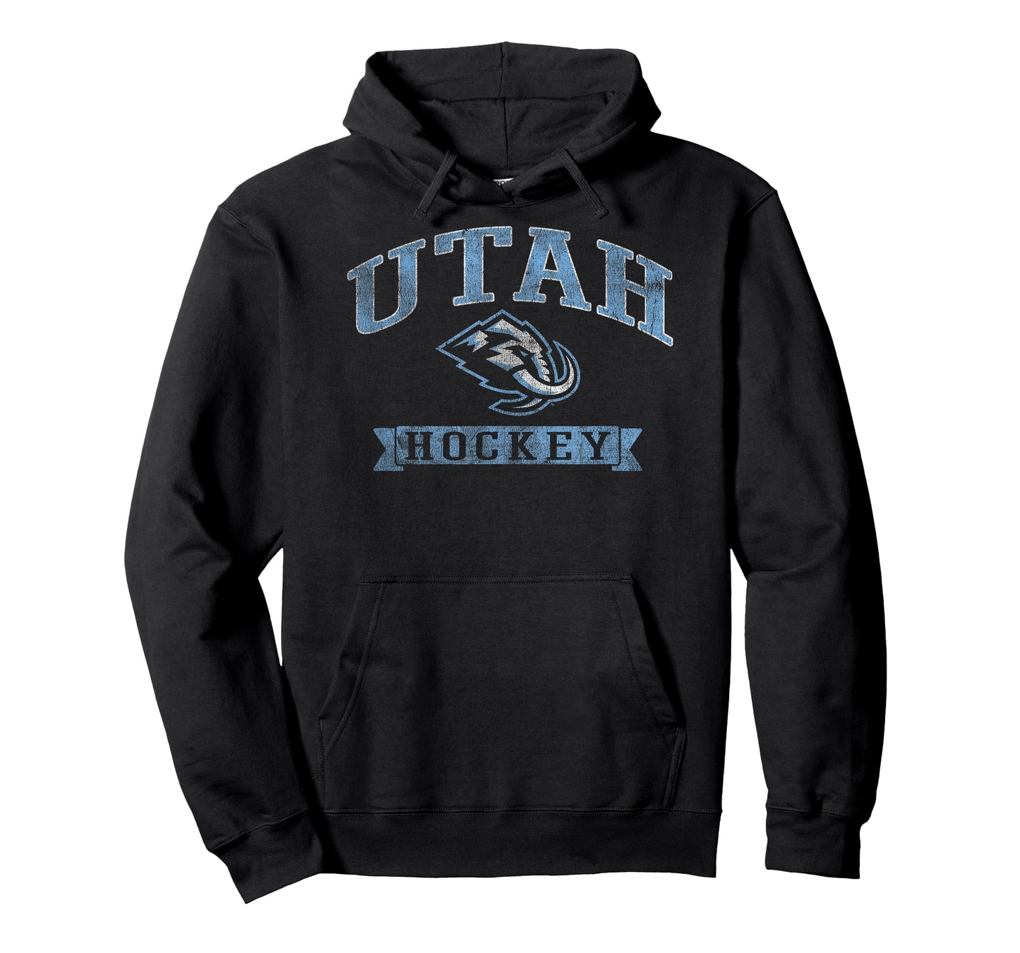 Utah Mammoth Vintage Hockey Black NHL Officially Licensed T-Shirt