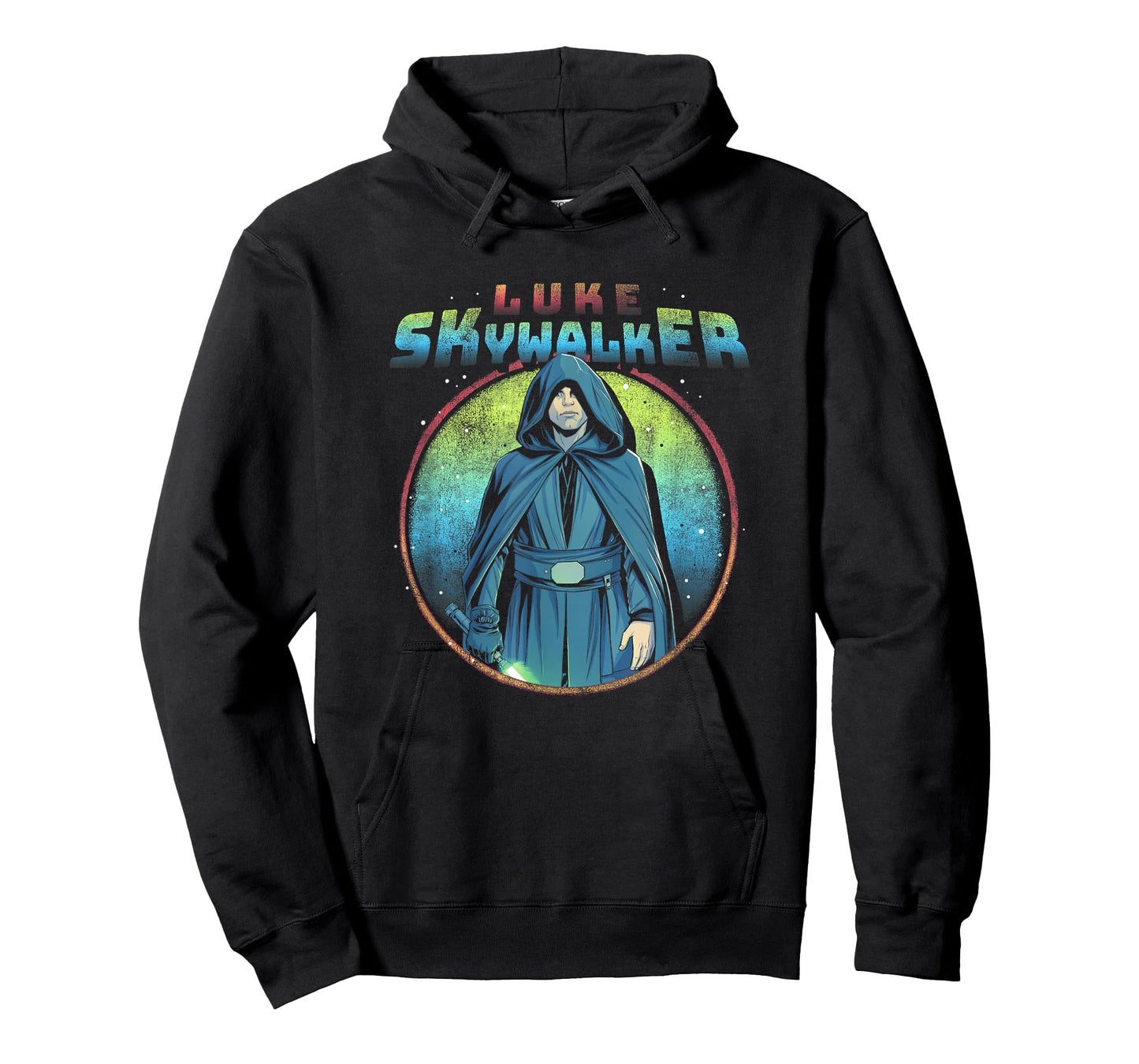 Star Wars: The Mandalorian Luke Skywalker Neon Circle T-Shirt