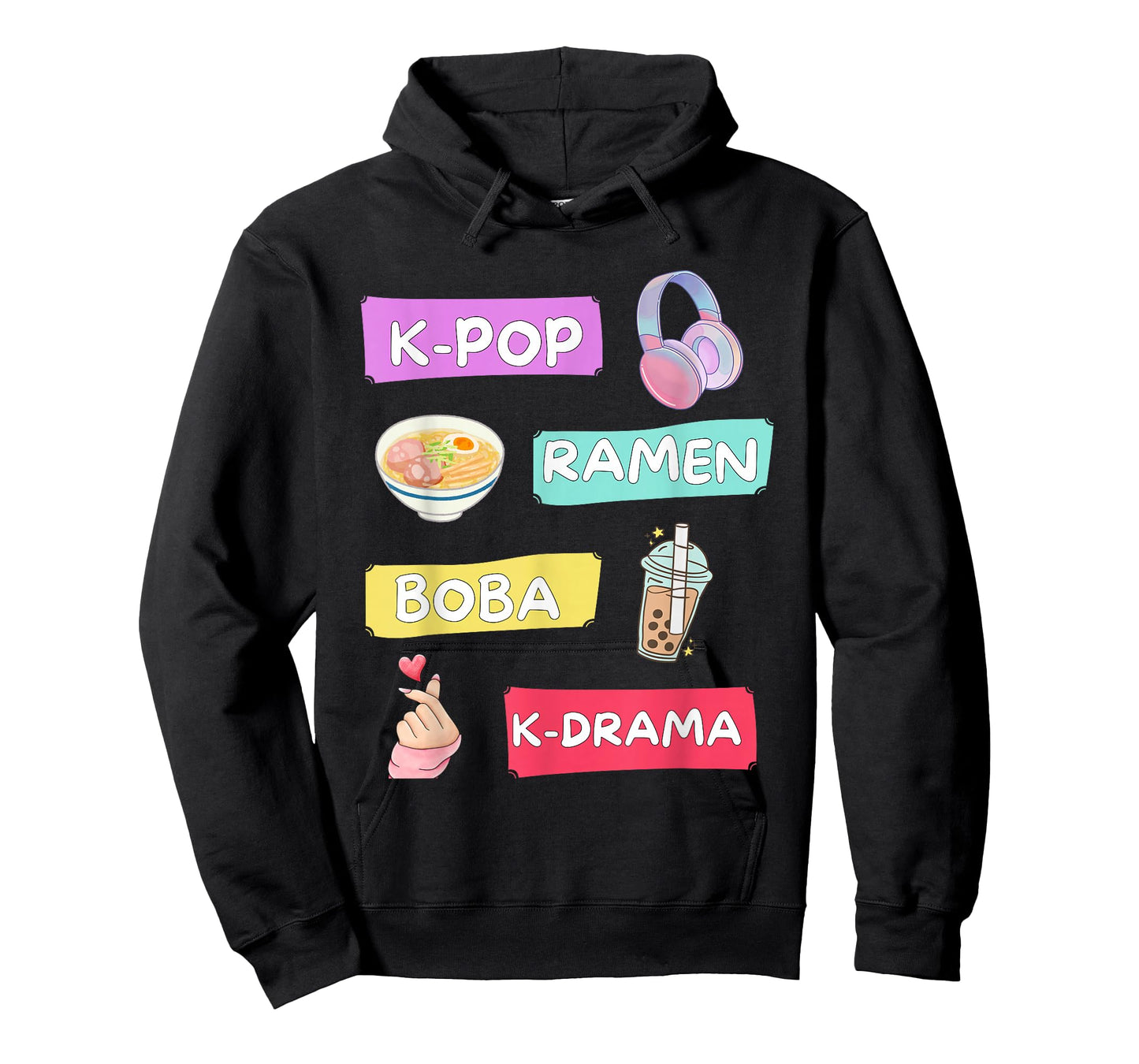 K-Pop Ramen Boba K-Drama Cute Kawaii T-Shirt