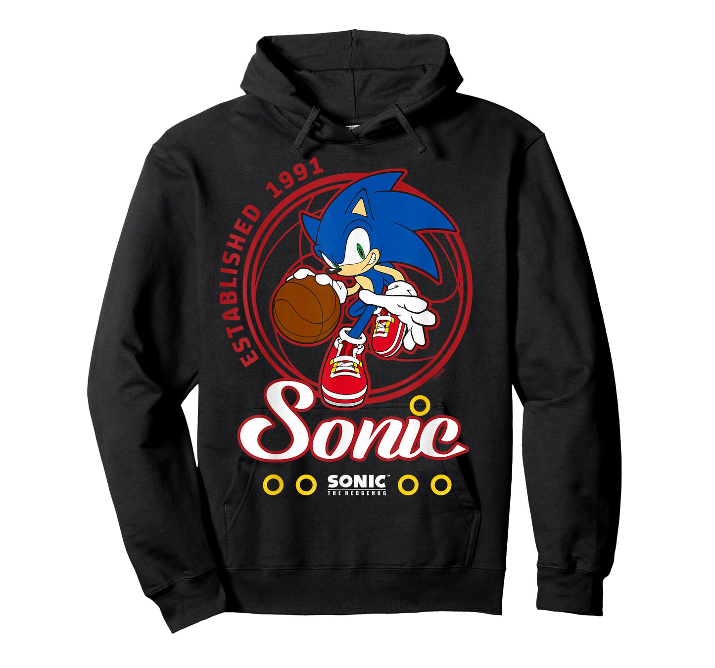 Sonic The Hedgehog - Sonic Basketball Est. 1991 T-Shirt