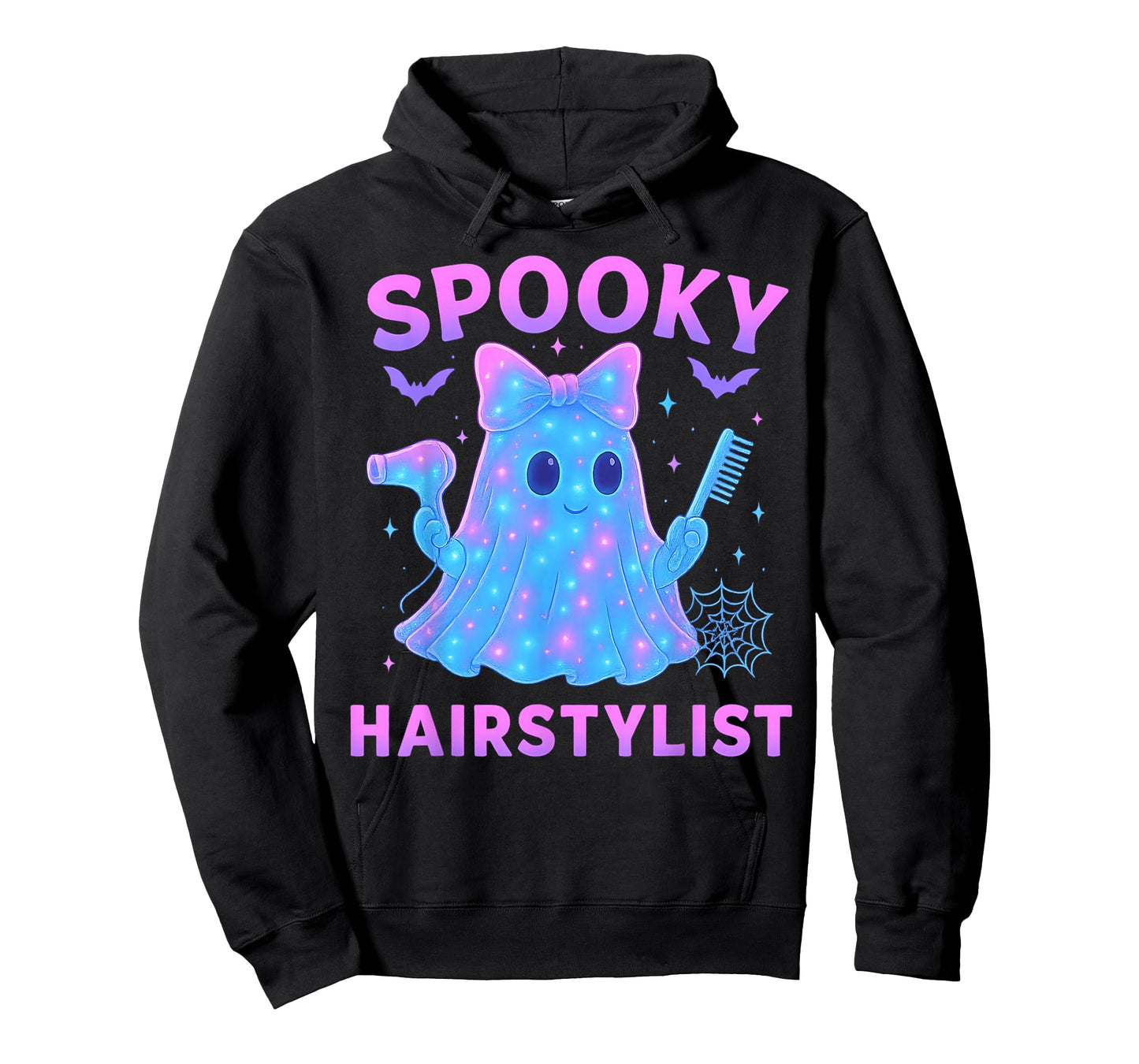 Funny Ghost Hairstylist Halloween Hairdresser Men Women T-Shirt