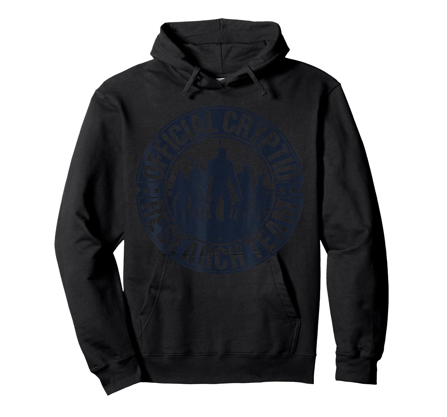 Official Cryptid Research Team Retro Cryptozoology Hunt Crew T-Shirt