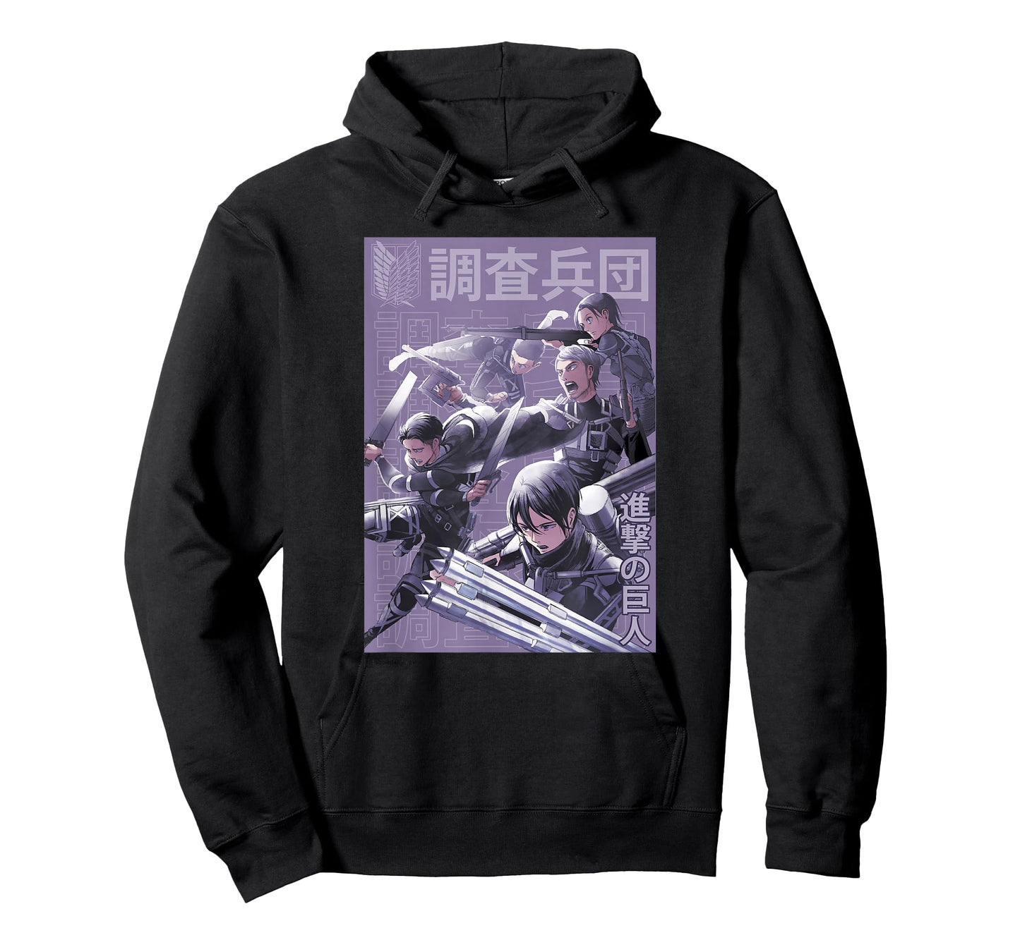 Attack on Titan Group Shot Scout Regiment Anime Epic Poster T-Shirt