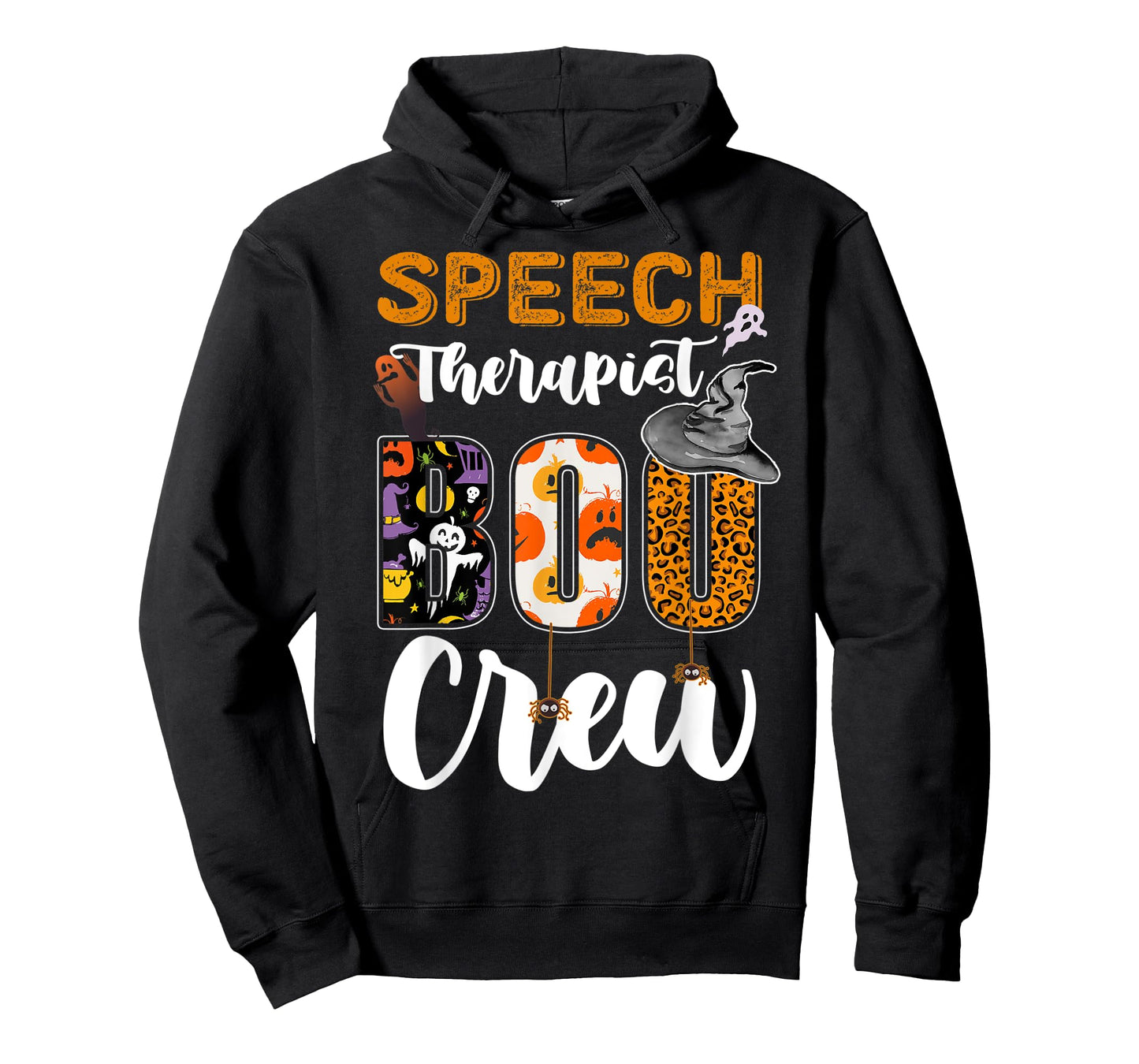Speech Therapist Boo Crew Ghost Therapy Halloween Matching T-Shirt
