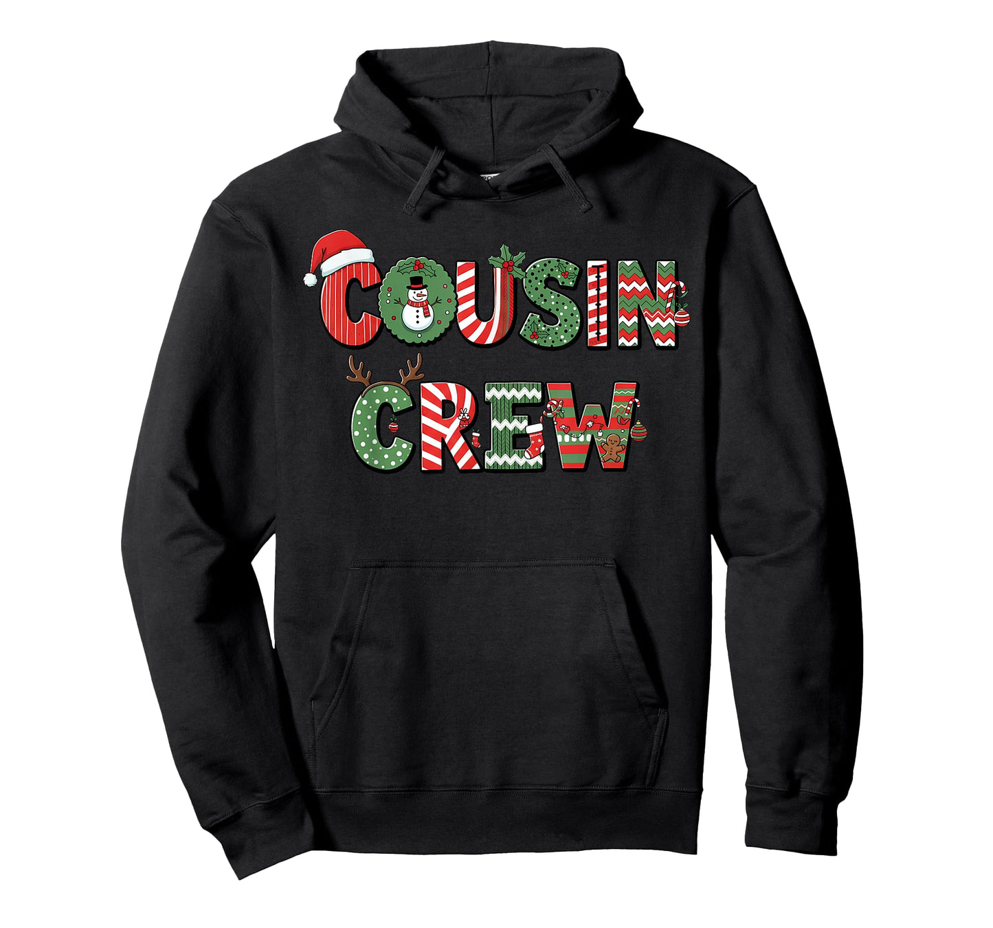 Cousin Crew Christmas Kids Holiday Matching Family Xmas T-Shirt