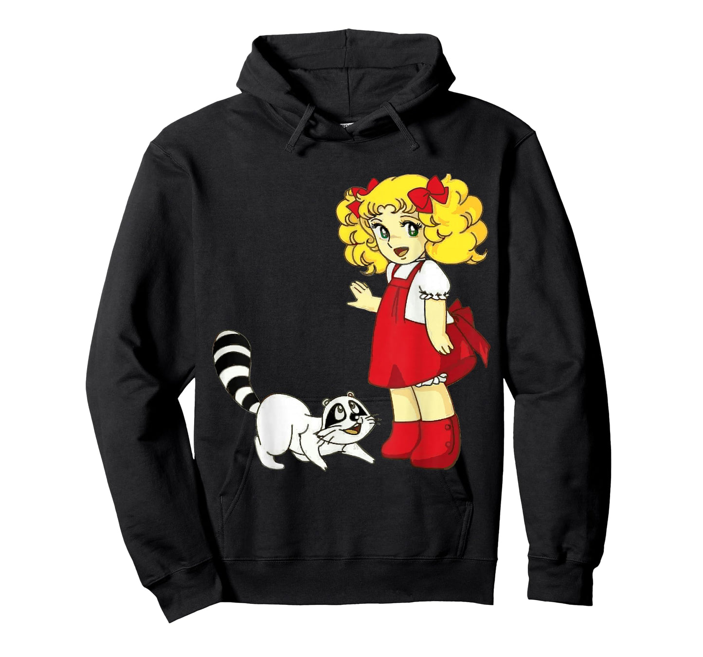 Candy Raccoon Retro Japanese Small Vintage 80s Anime Manga T-Shirt
