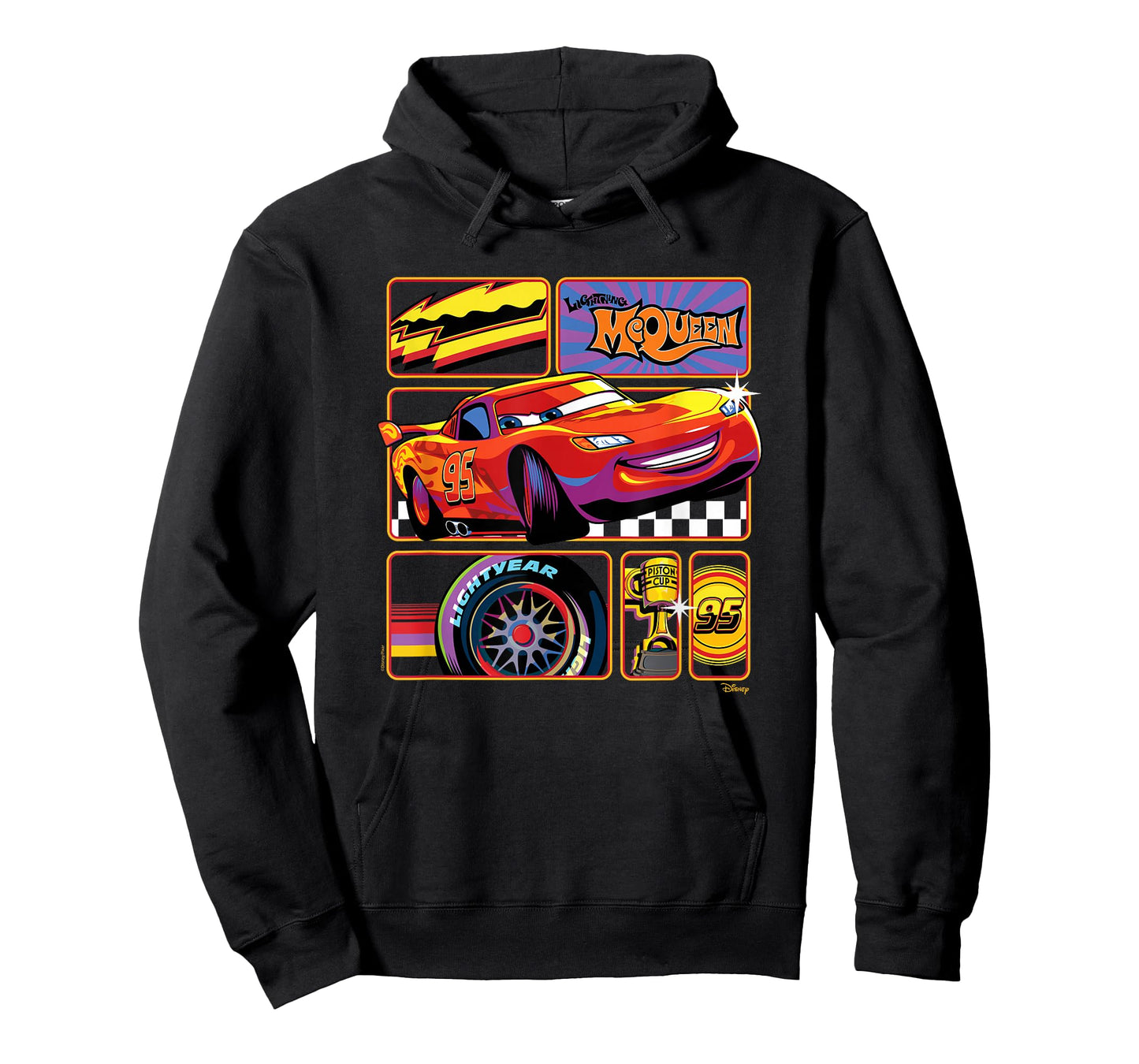 Cars - Lightning McQueen Grid T-Shirt