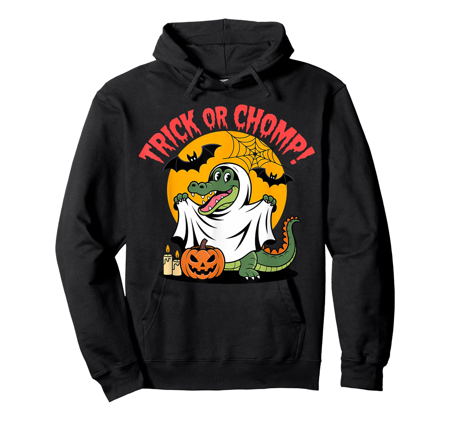 Trick or Chomp Funny Halloween Alligator T-Shirt