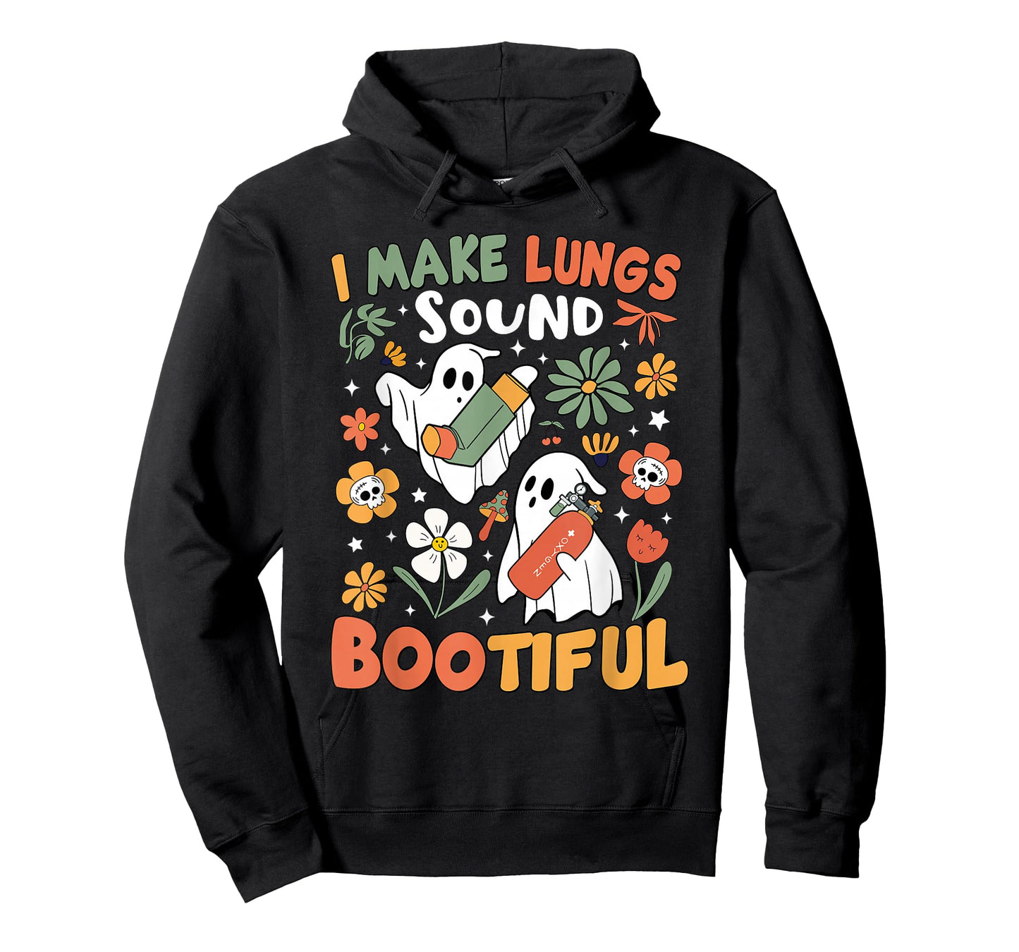 I Make Lungs Sound Bootiful Respiratory Therapist Halloween T-Shirt