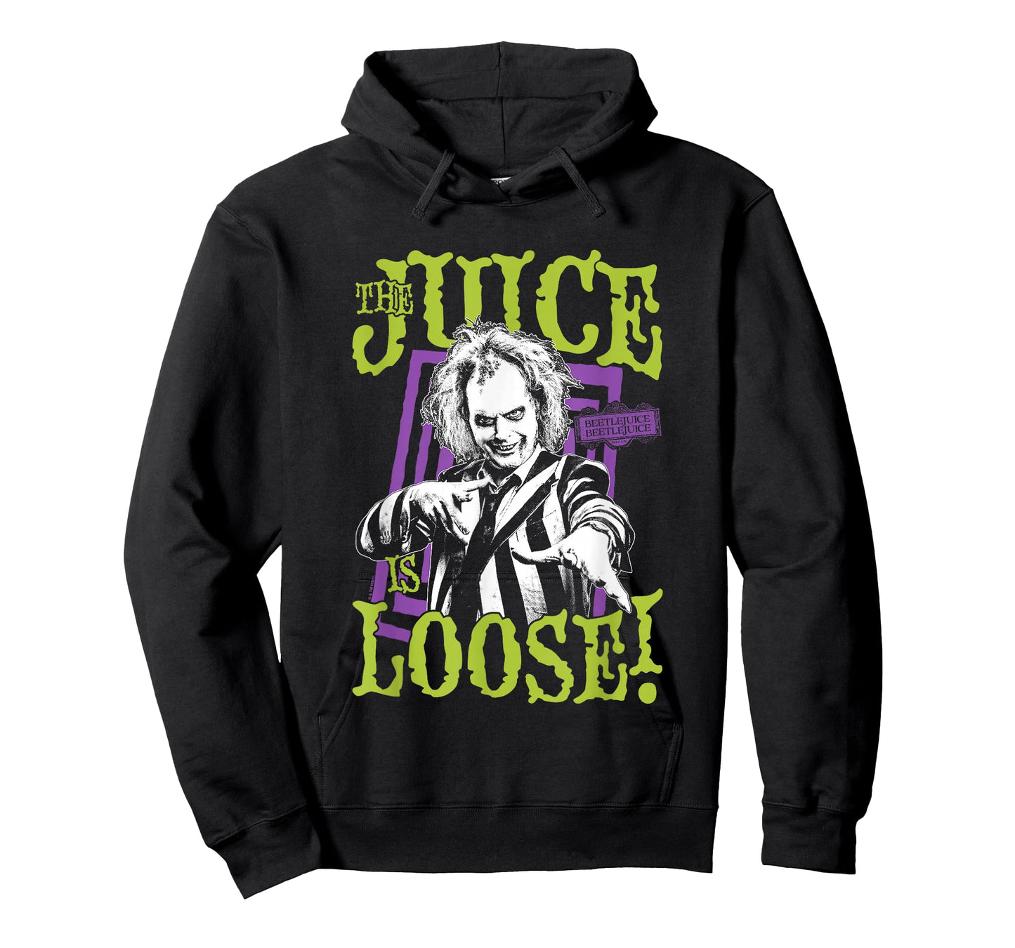 Beetlejuice Beetlejuice The Juice Is Loose! Big Chest Poster T-Shirt