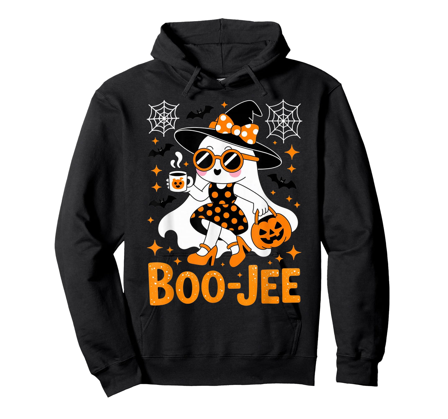 Boo JEE Coquette Leopard Boujee Halloween Ghost T-Shirt