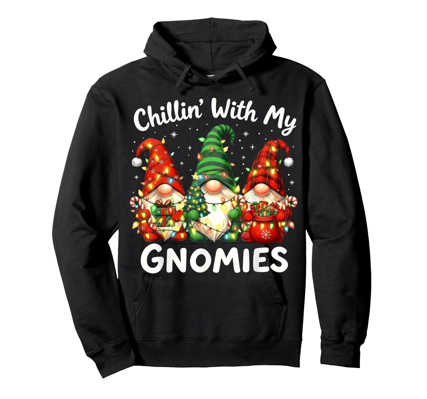 Chillin' with My Gnomies Family Christmas Gnome Xmas Holiday T-Shirt