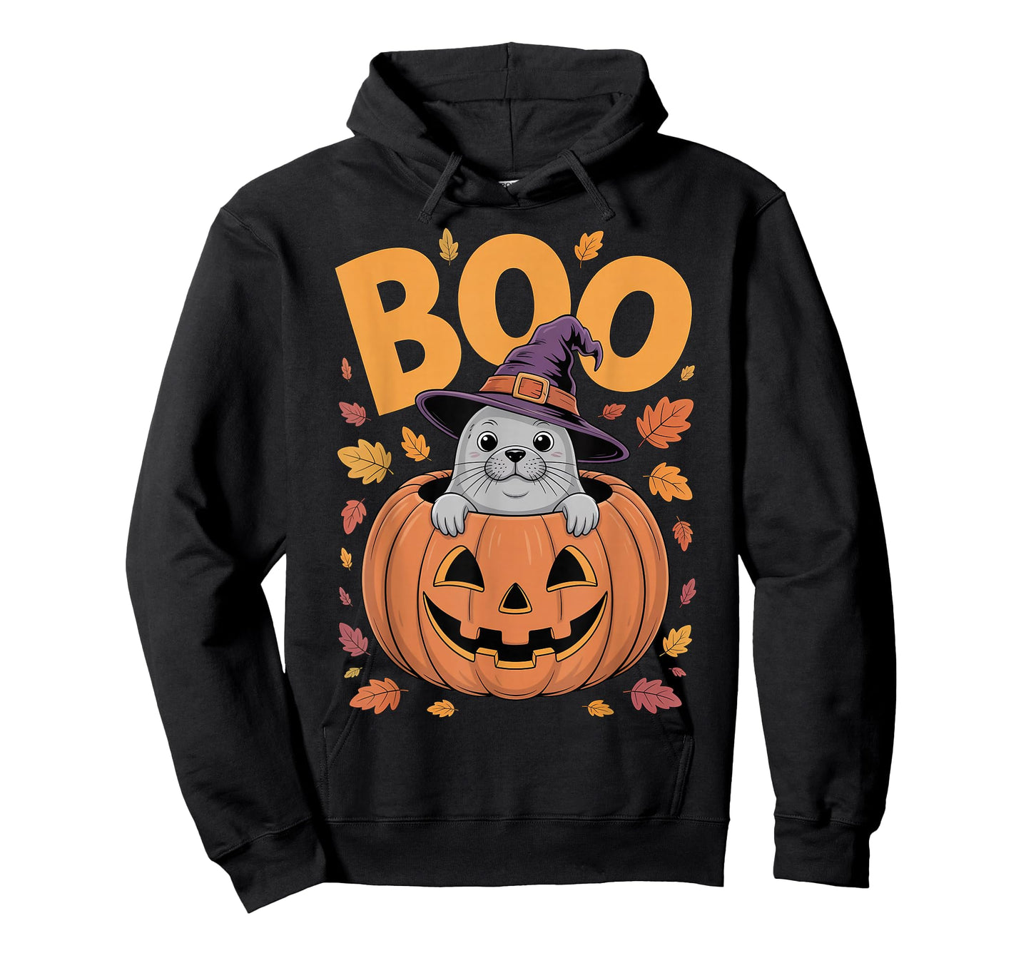 Seal Costume on Pumpkin Halloween Seal T-Shirt