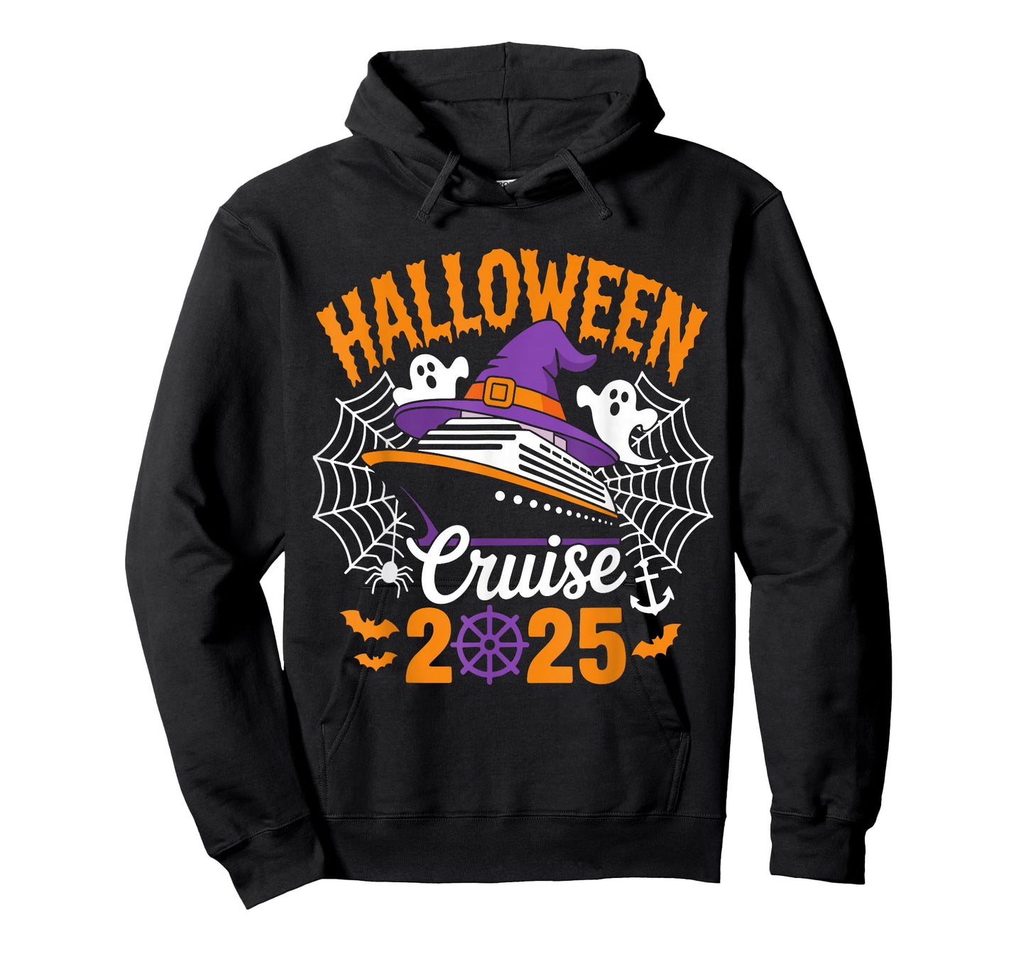 Retro Halloween Cruise 2025 Matching Family Halloween Trip T-Shirt