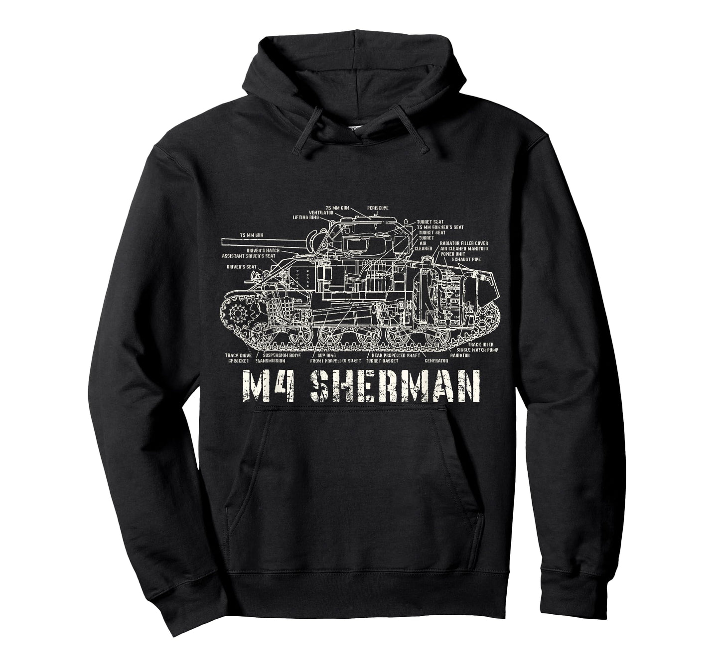 M4 Sherman WWII Army Tank Military T-Shirt
