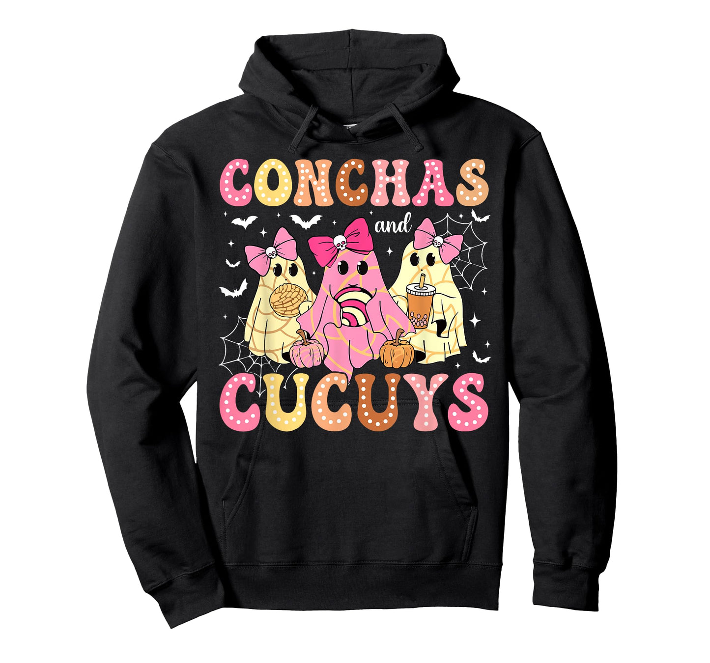 Cute Conchas And Cucuys Ghost Funny Halloween Mexican Ghost T-Shirt