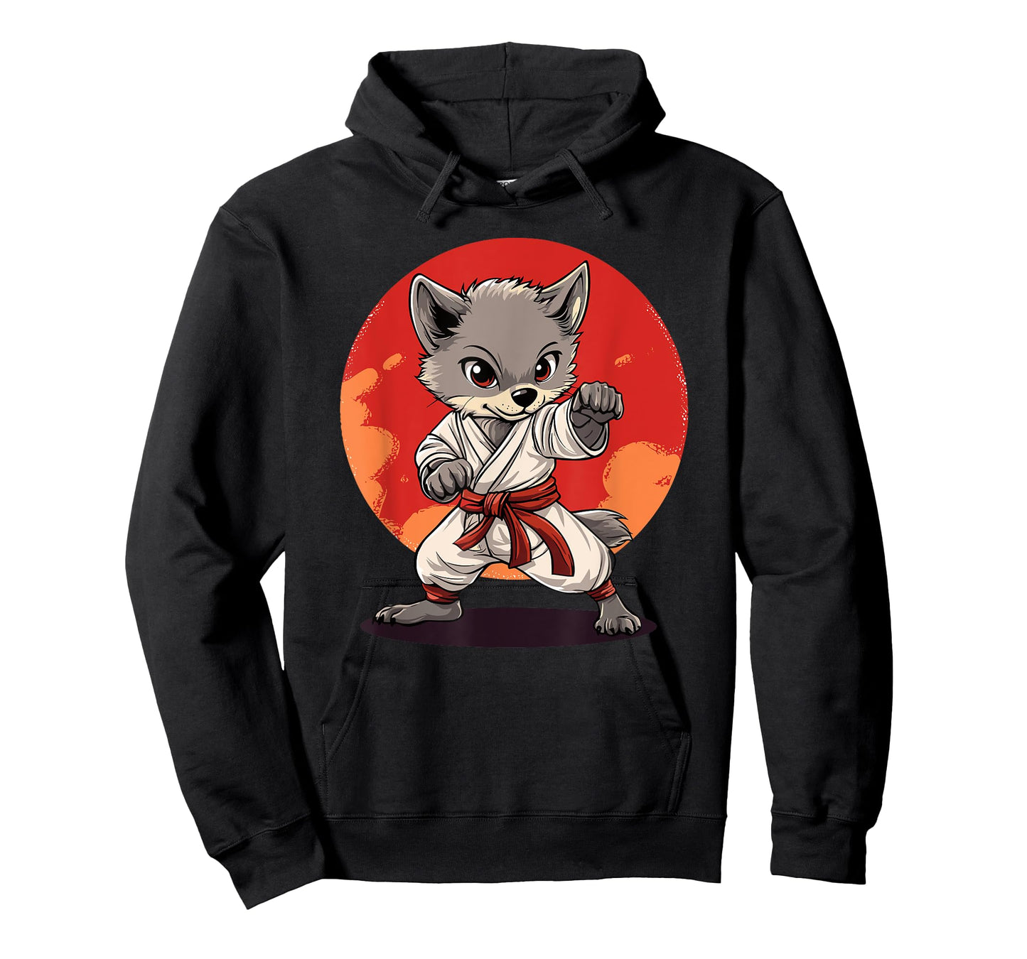 Karate Wolf Martial Arts Enthusiast Spirit T-Shirt
