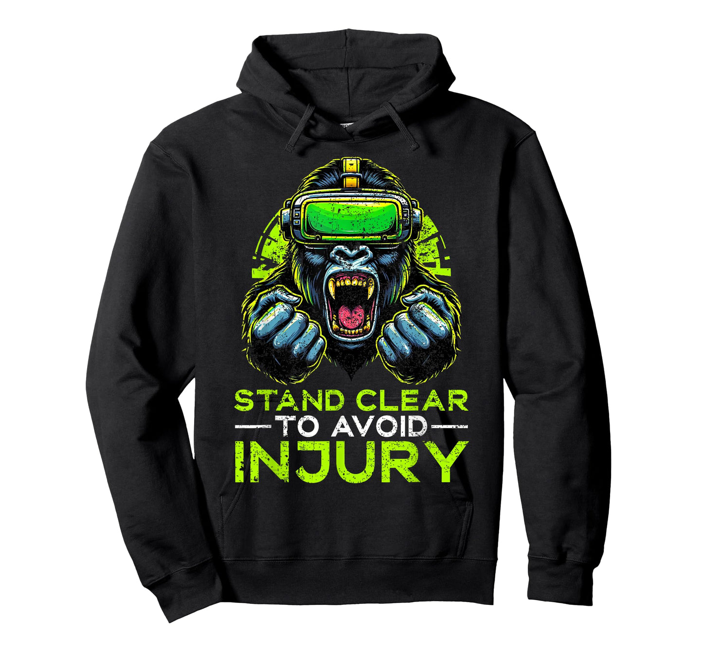 Gorilla VR Gamer Virtual Reality Headset Monkeys T-Shirt