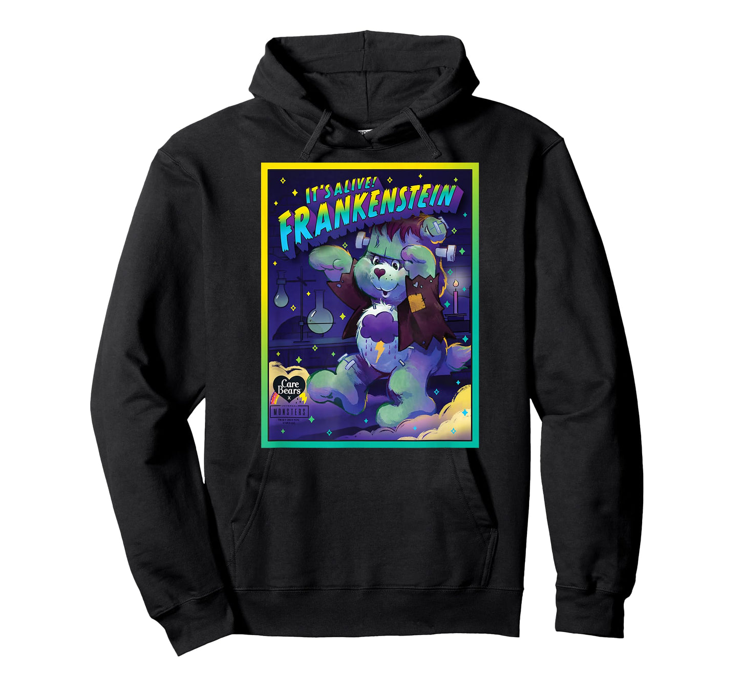 Care Bears x Universal Monsters Grumpy Bear Frankenstein T-Shirt