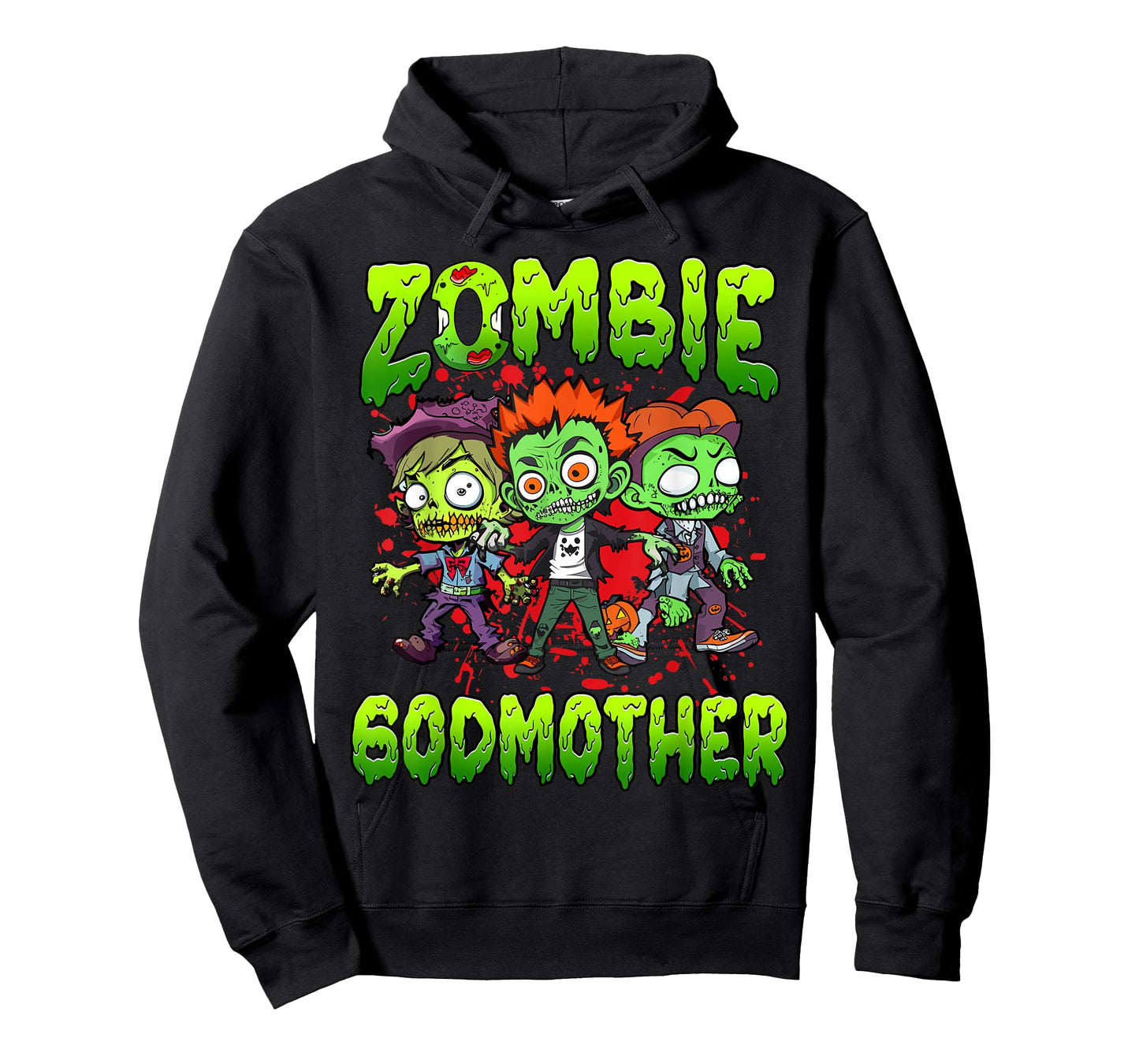 Zombie Godmother Halloween Costume Family Matching T-Shirt