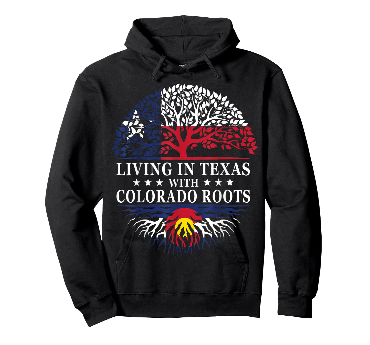 Living in Texas With Colorado Roots T-Shirt