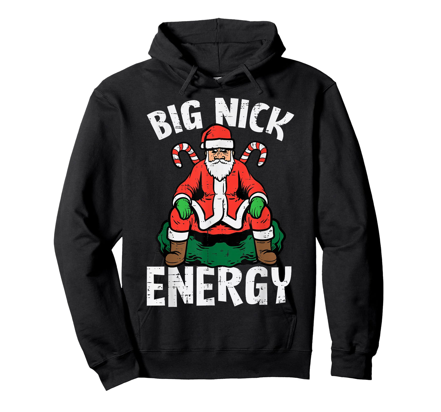 Big Energy Santa Funny Xmas PJs Christmas Party Adult Men T-Shirt