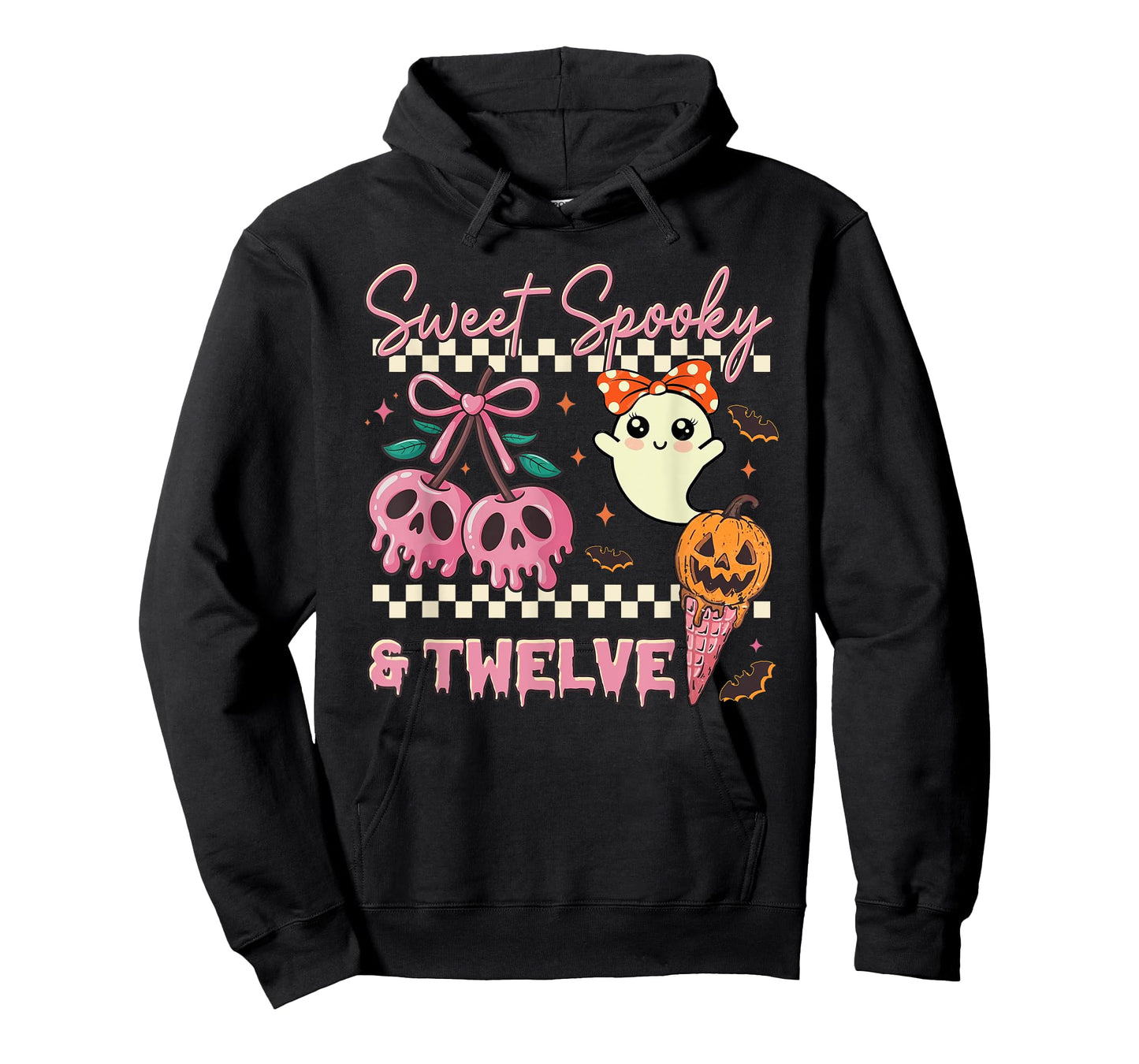 Sweet Spooky and Twelve Cute Ghost 12th Birthday Halloween T-Shirt