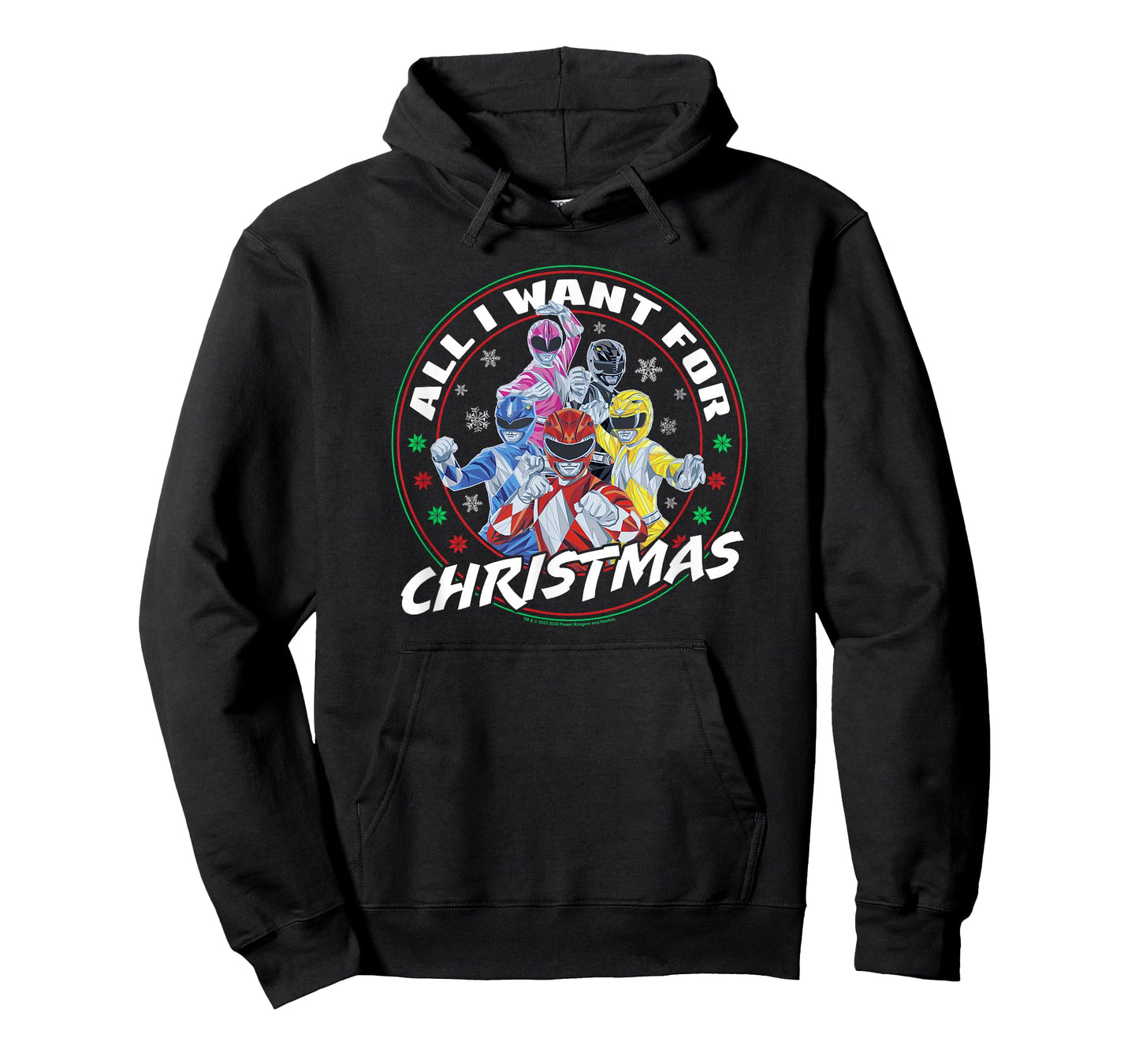 Power Rangers Christmas All I Want For T-Shirt