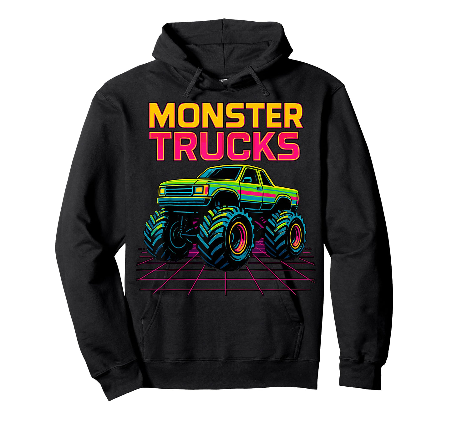 Retro Monster Truck Birthday Party Monster Trucks T-Shirt