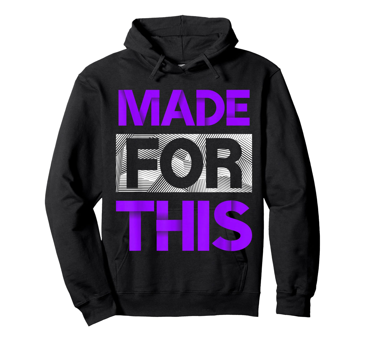 Made for This Purple Color Graphic T-Shirt