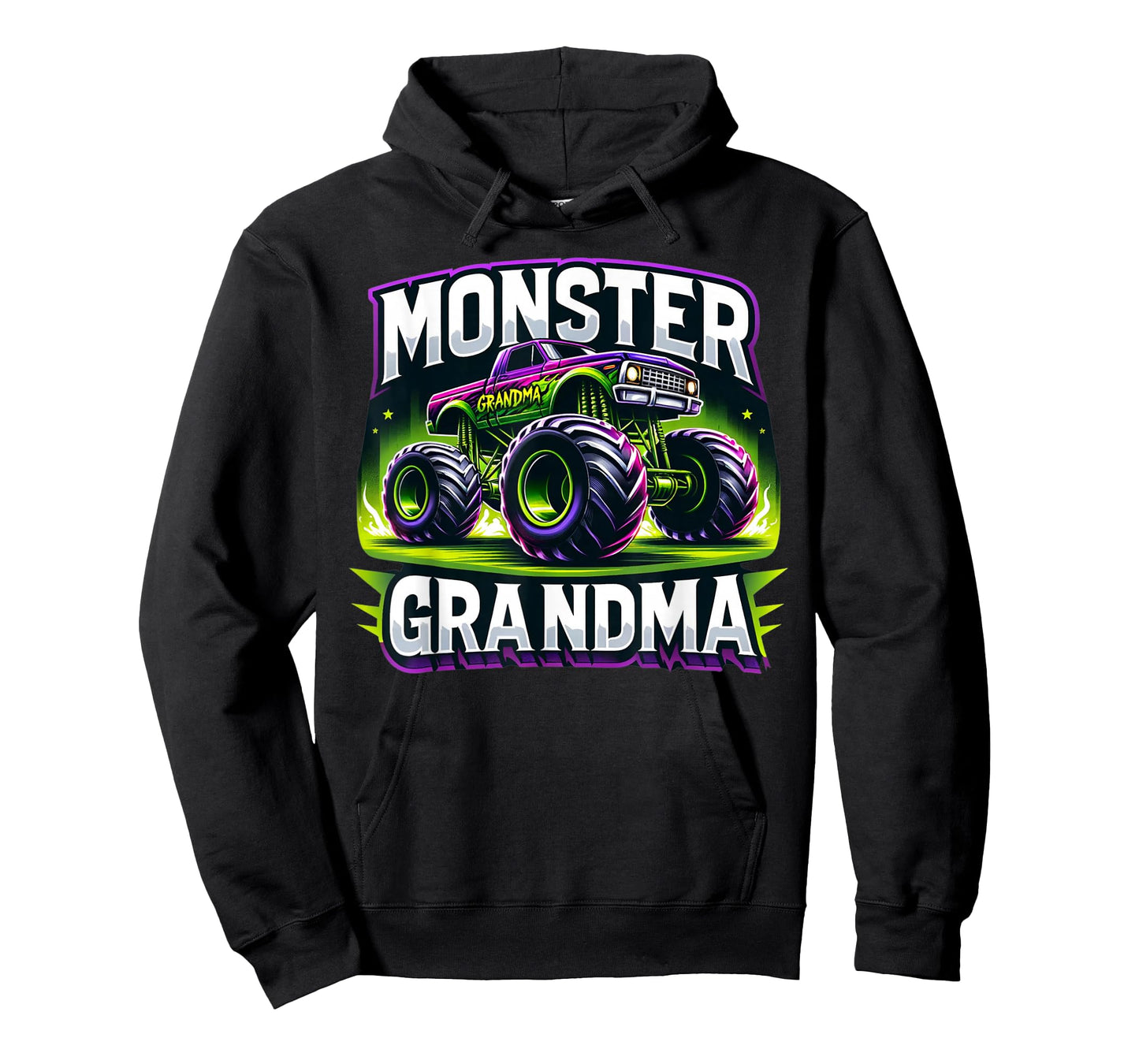 Monster Truck Race Racer Driver Grandma Mother's Day T-Shirt