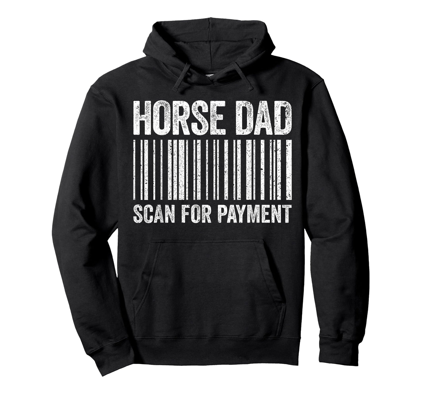 Horse Dad Scan for Payment Shirt Men Horse Lover Daddy T-Shirt