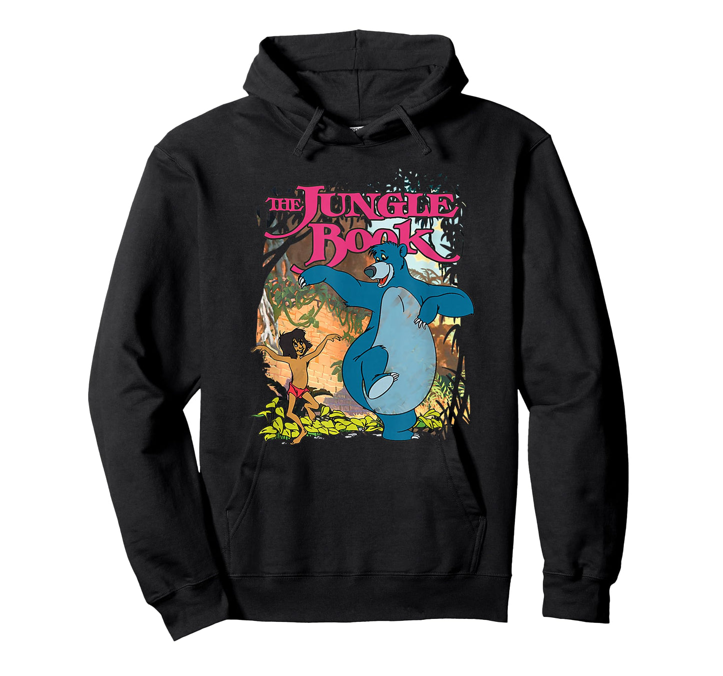 Disney The Jungle Book Mowgli & Baloo Dancing Friends T-Shirt Small