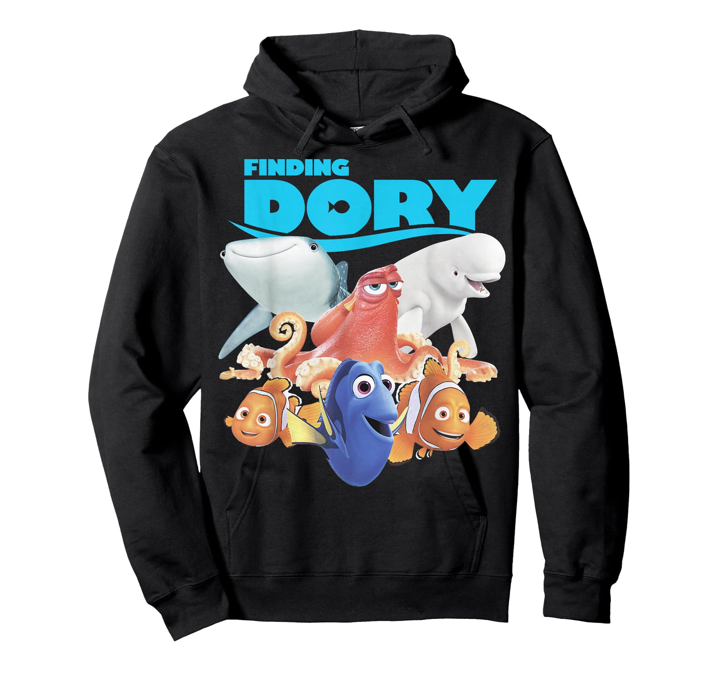 Disney Pixar Finding Dory Nemo & The Crew Movie Poster T-Shirt