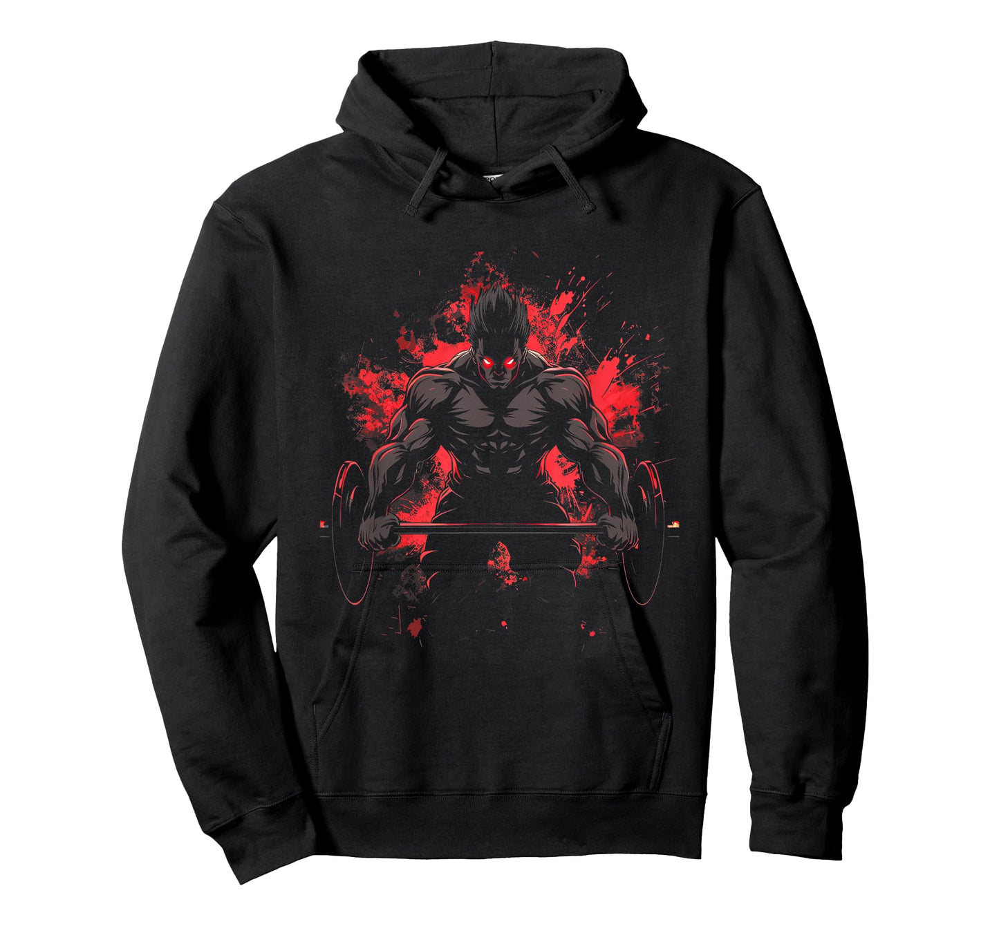Bodybuilding Workout Muscle Powerlifting Anime Men Character Deadlift Power Gym Fitness T-Shirt