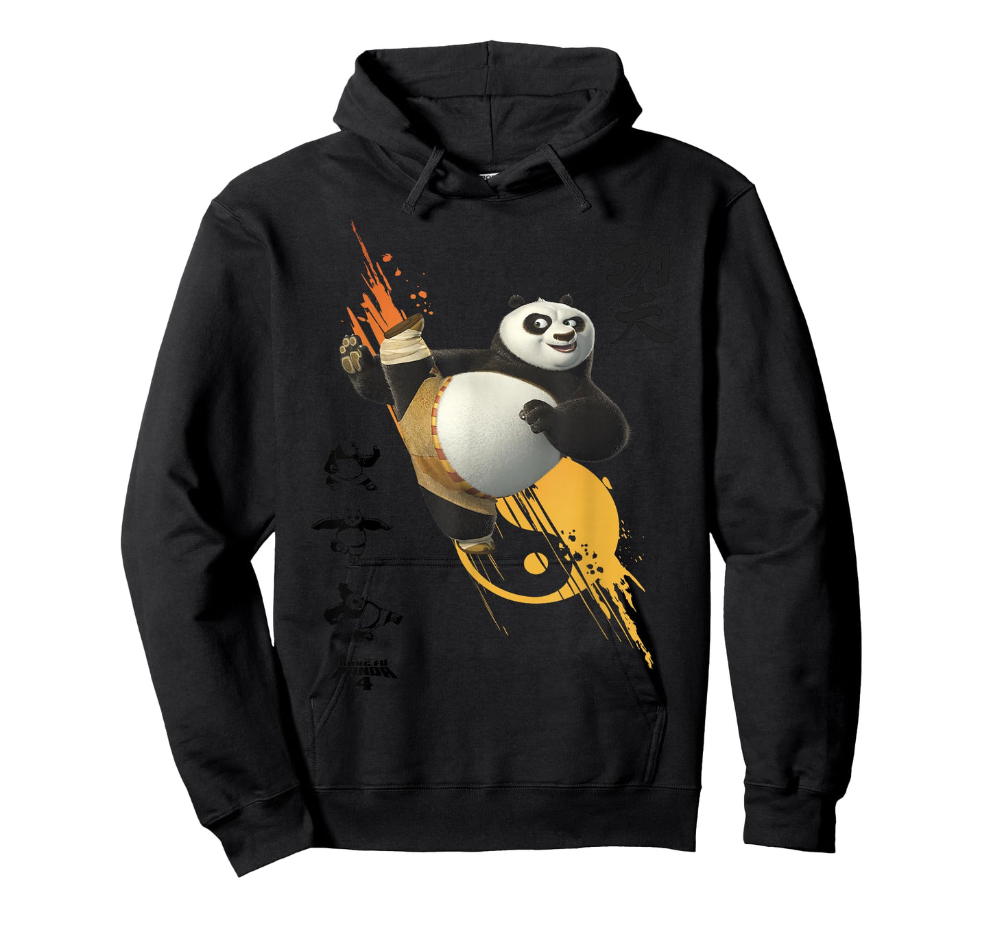 DreamWorks Kung Fu Panda 4 Po Flying Kick T-Shirt