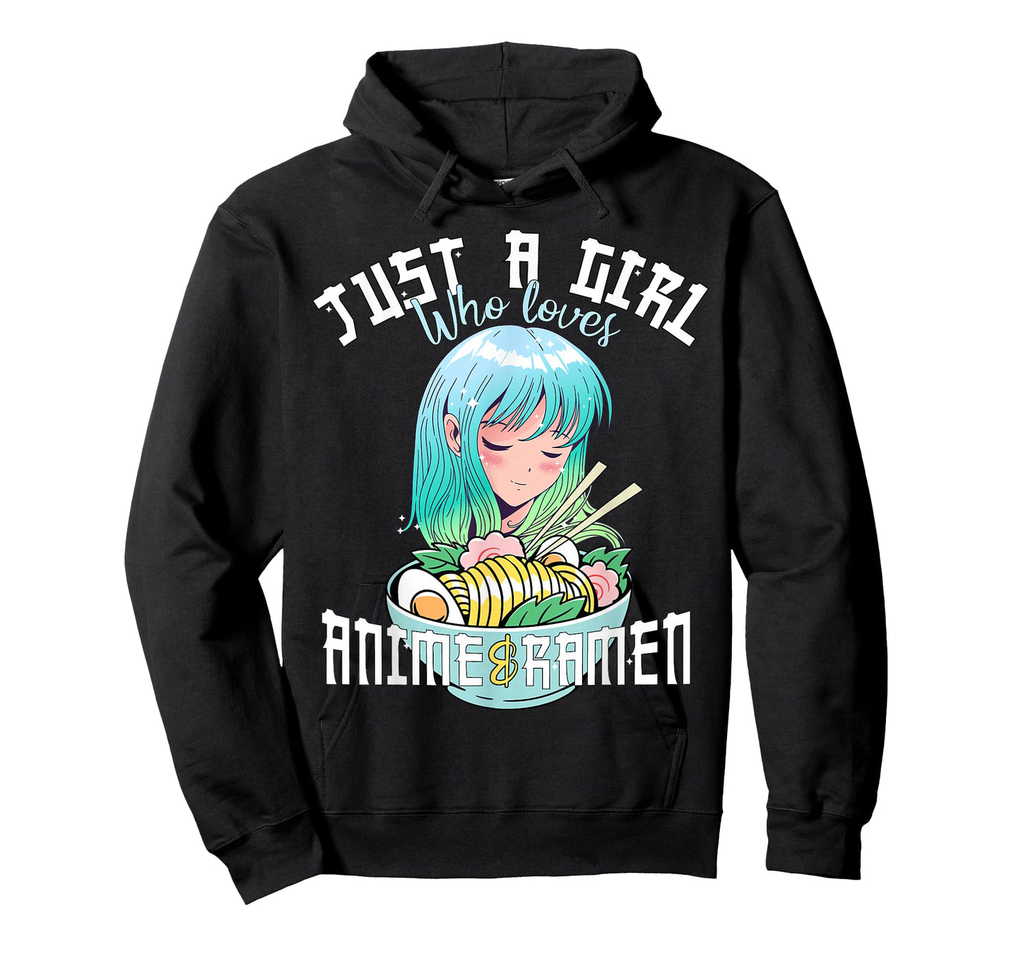 Anime Girl Shirt Just a Girl Who Loves Anime and Ramen T-Shirt