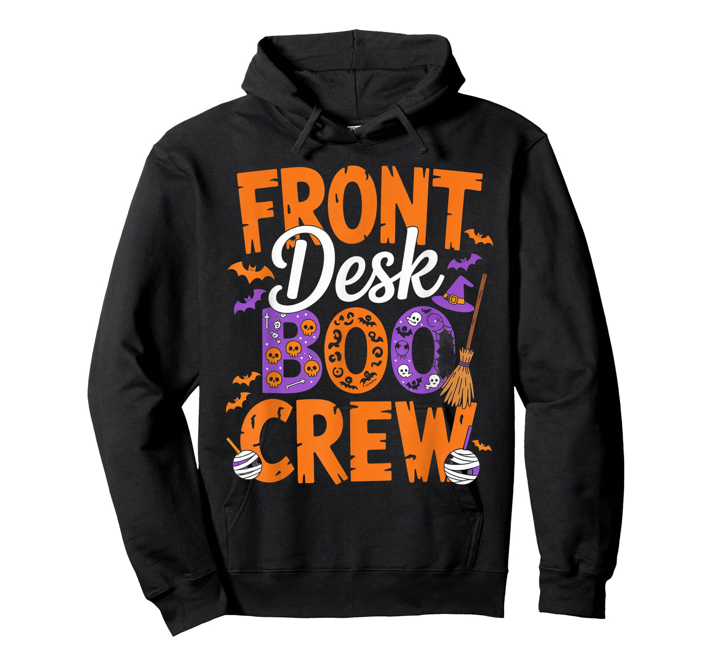 Front Desk Boo Crew Halloween Matching Spooky Outfit T-Shirt