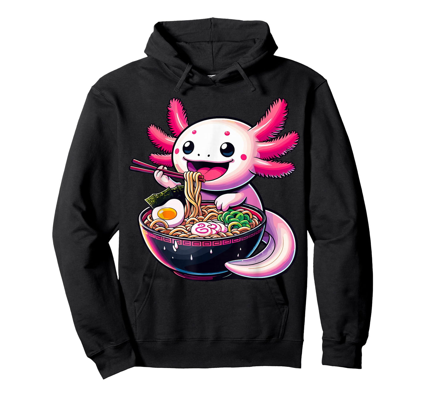 Axolotl Noodle Anime Kawaii Axolotl T-Shirt