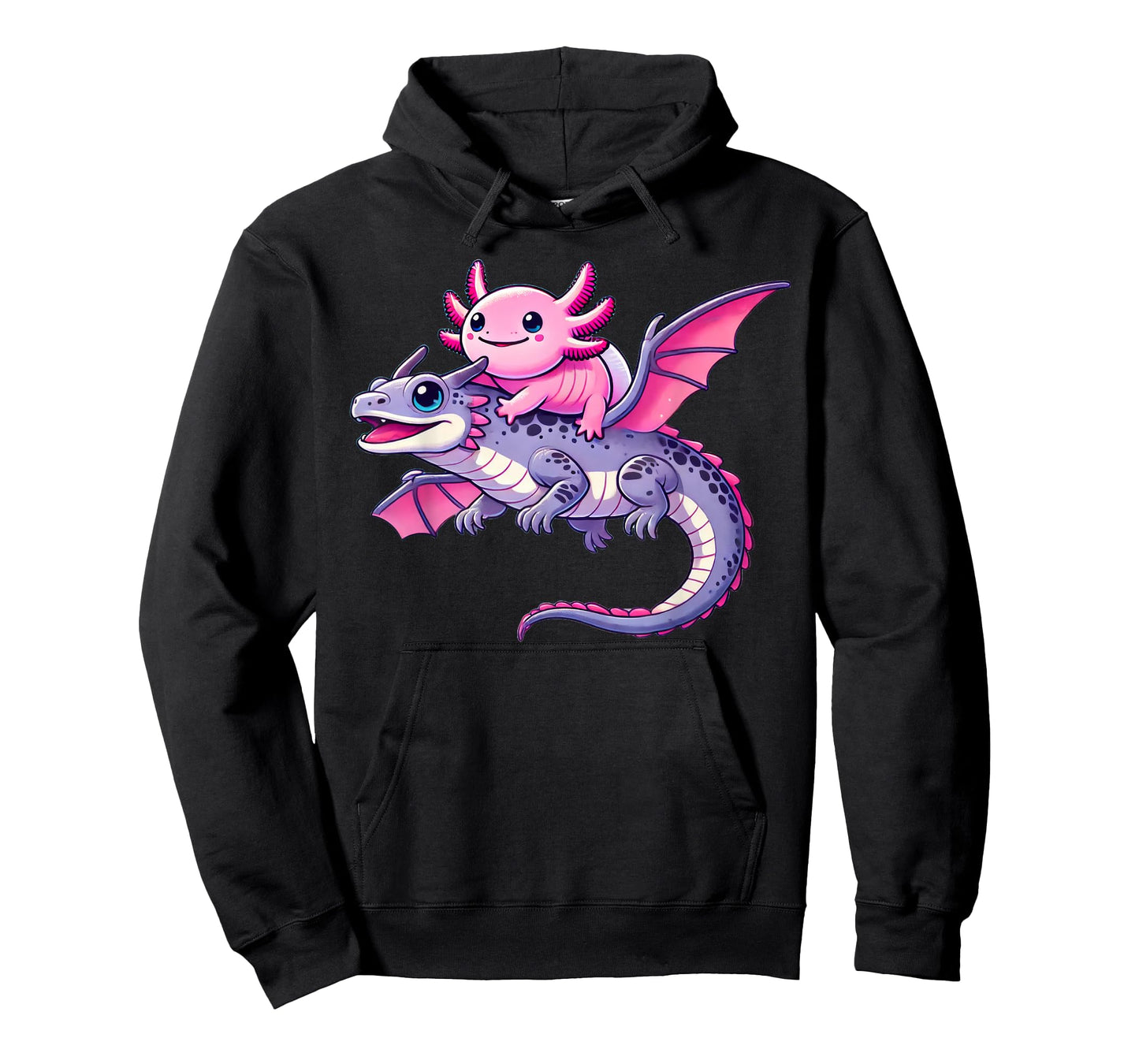 Anime Kawaii Axolotl Dragon T-Shirt