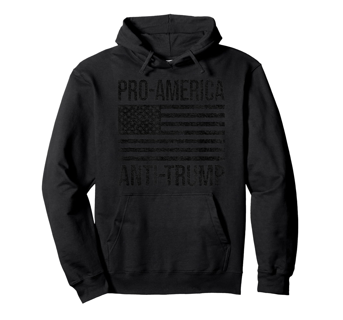 PRO America Anti Trump US American Flag Patriot T-Shirt