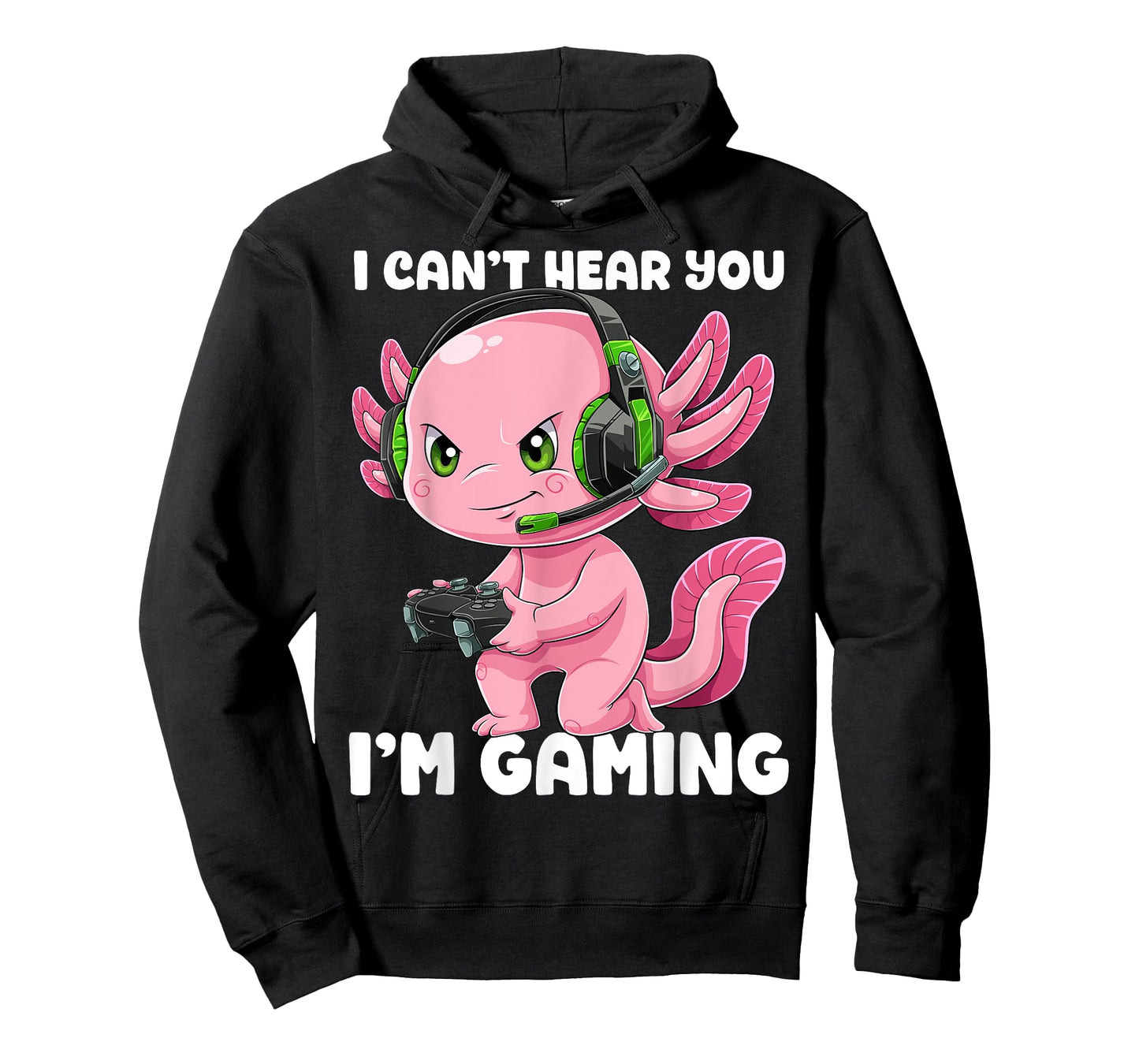 Gamer Axolotl Shirt Gamesolotl Fish Gaming Video Gamer Anime T-Shirt