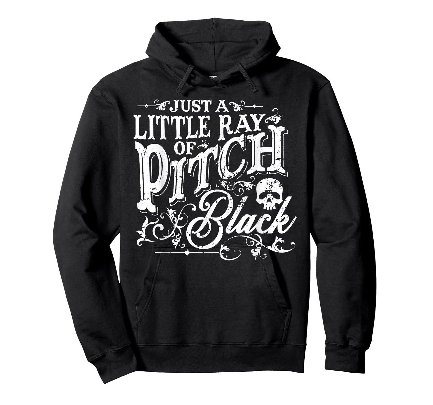 Just A Little Ray Of Pitch Black Spooky Season Halloween T-Shirt