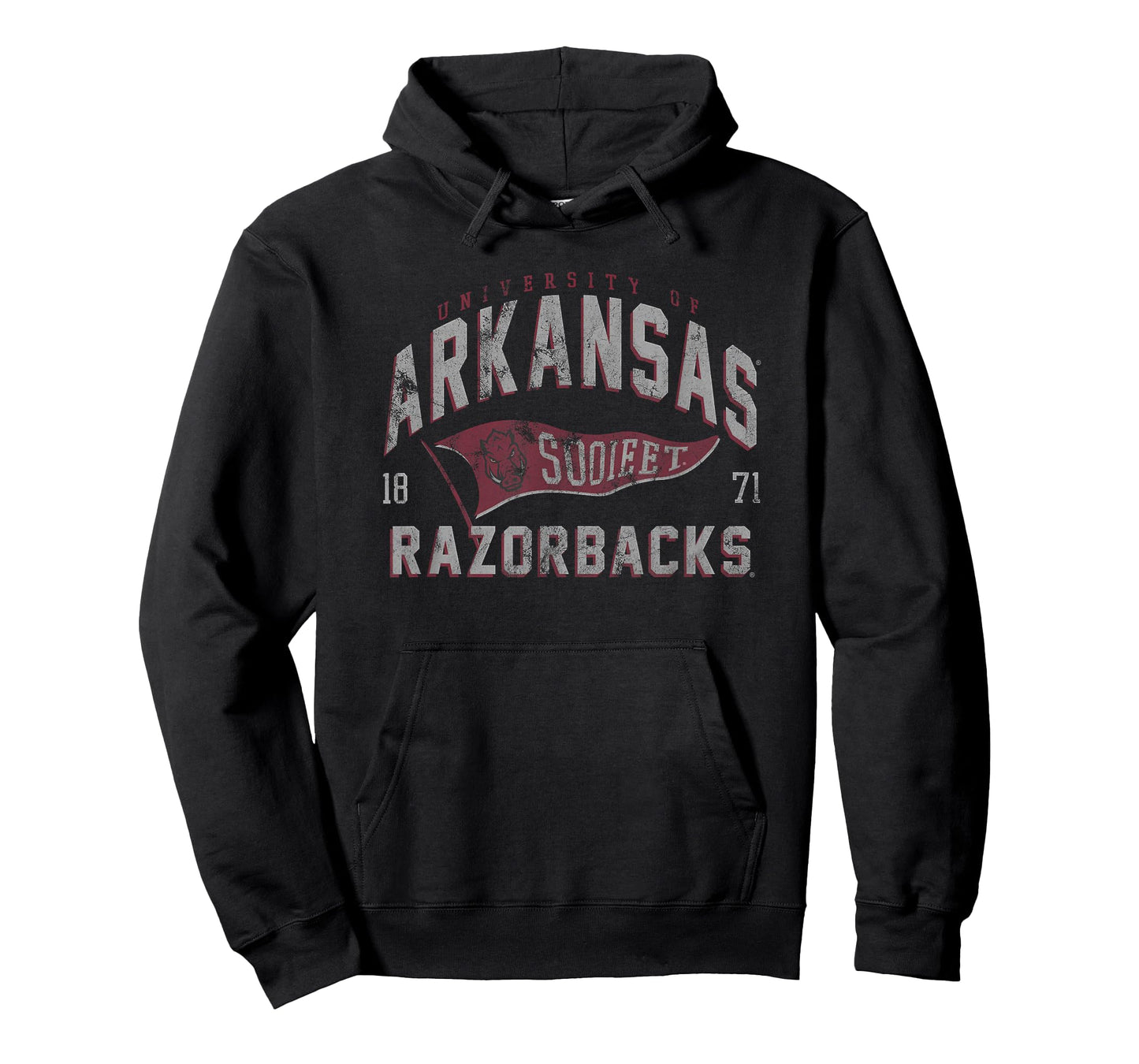 University of Arkansas Razorbacks Distressed Spirit Flag T-Shirt