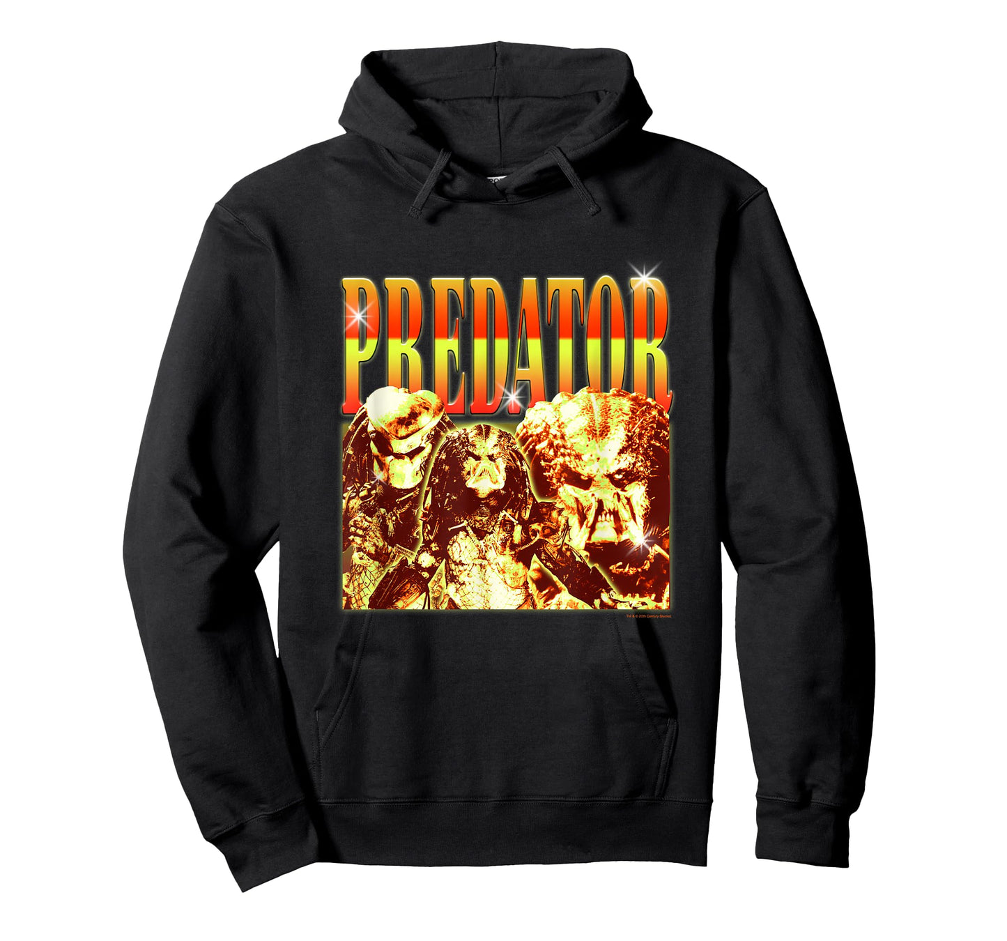 Aliens Iconic Epic Predator Montage Retro Big Chest Poster T-Shirt