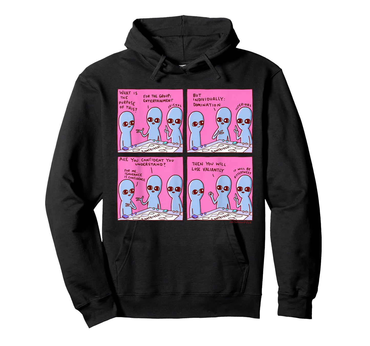 Threadless Nathan W. Pyle Strange Planet Confidence Graphic T-Shirt