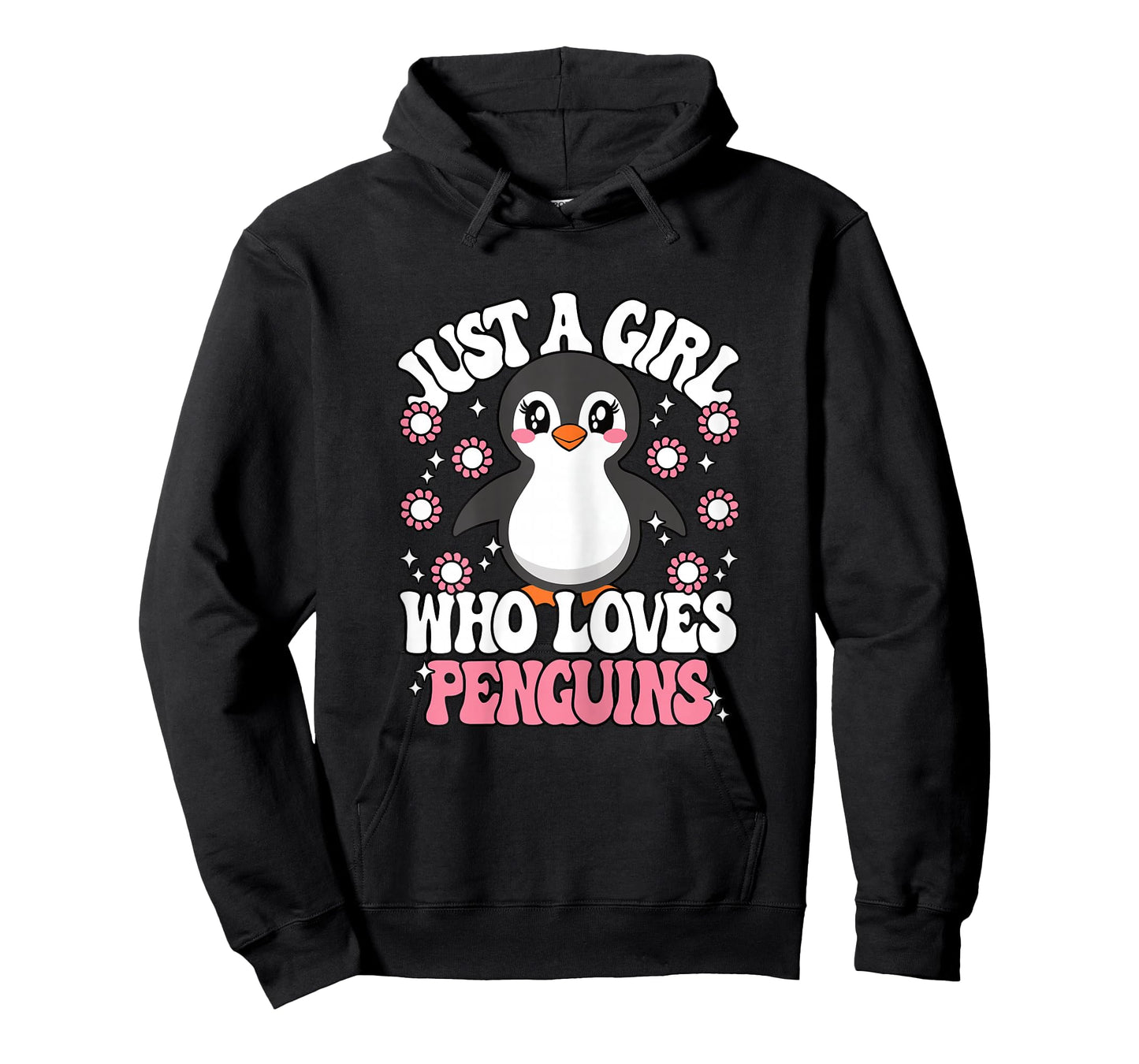 Just A Girl Who Loves Penguins Cute Penguin Kids T-Shirt