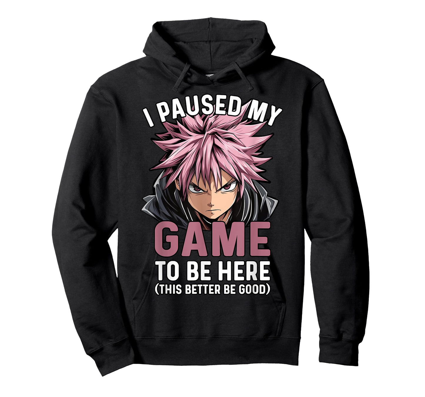 Video Gamer I Paused My Game Funny Teen Boys Anime Manga T-Shirt