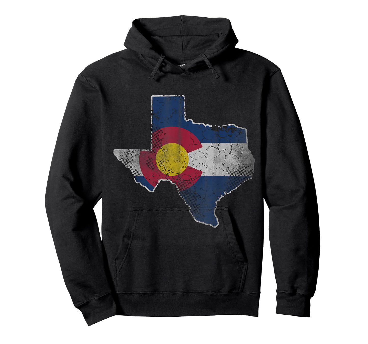 Texas Colorado Flag Family Men Women Kids T-Shirt