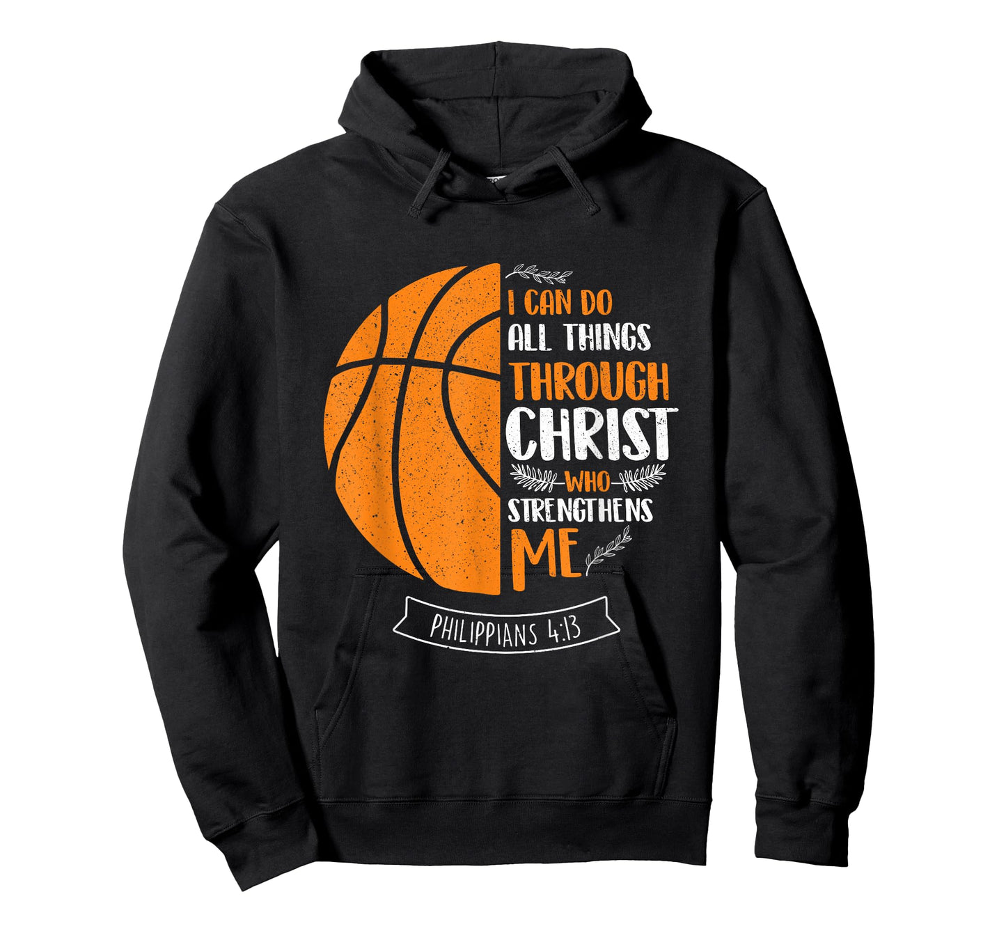 I Can Do All Things Through Christ - Basketball Player Ball T-Shirt